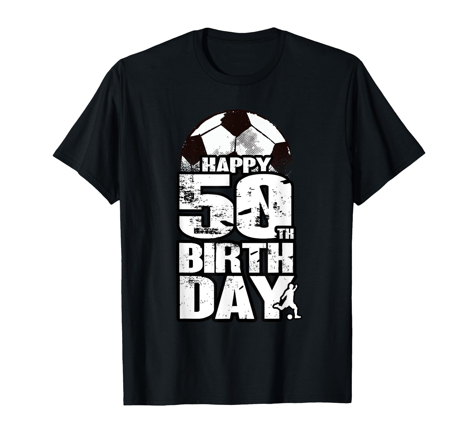 50 Years Old Soccer 50Th Birthday T-Shirt - Minimalist Print Unisex - T-Shirt, Sweatshirt, Hoodie