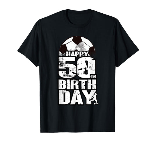 50 Years Old Soccer 50Th Birthday T-Shirt - Minimalist Print Unisex - T-Shirt, Sweatshirt, Hoodie