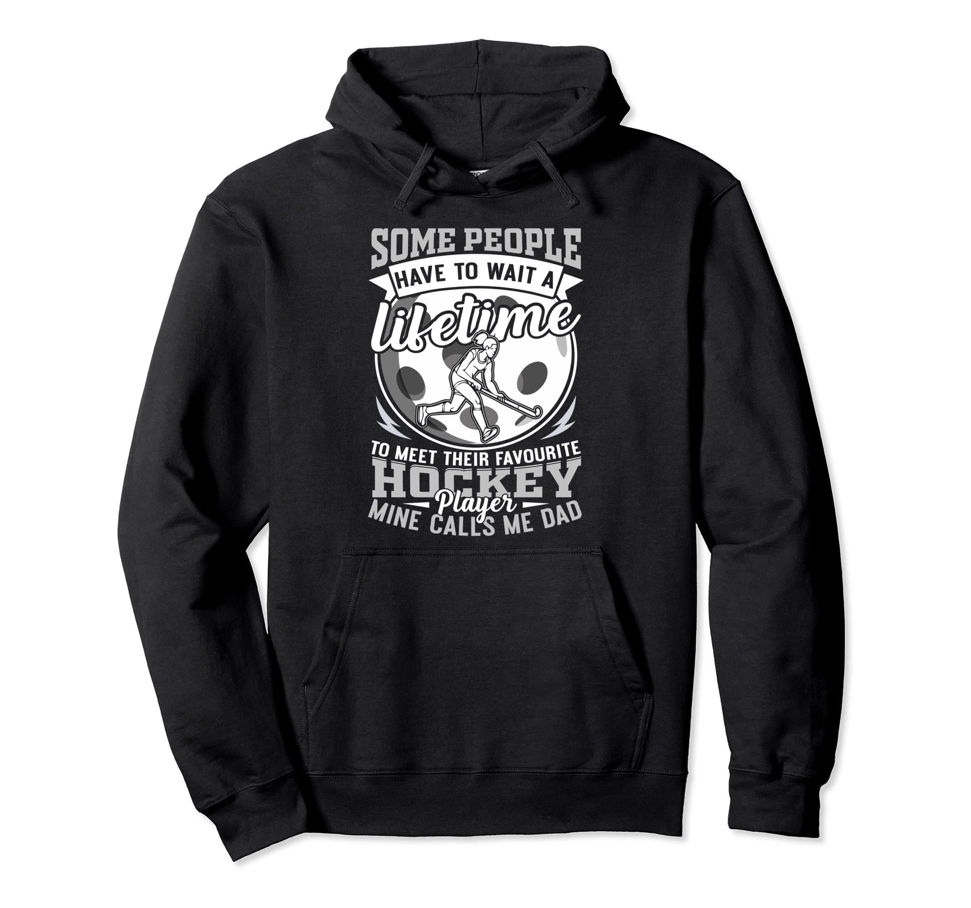 Hockey Dad My Favorite Player Calls Hoodie - Aesthetic Graphic Men Women - T-Shirt, Sweatshirt, Hoodie