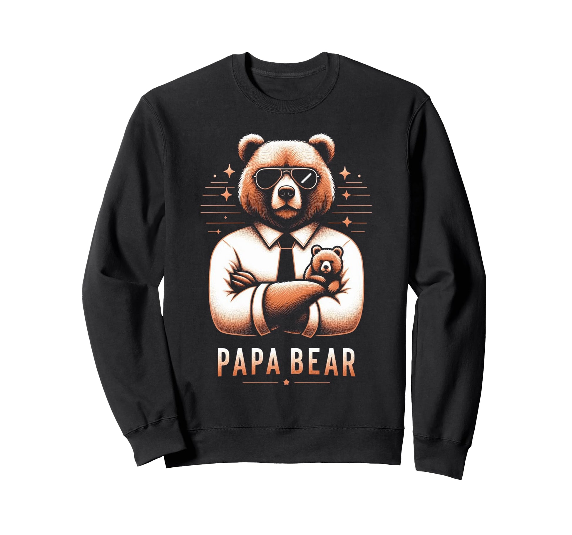 Papa Bear Funny Bears Animal Lover Sweatshirt - Unique Graphic Men Women - T-Shirt, Sweatshirt, Hoodie