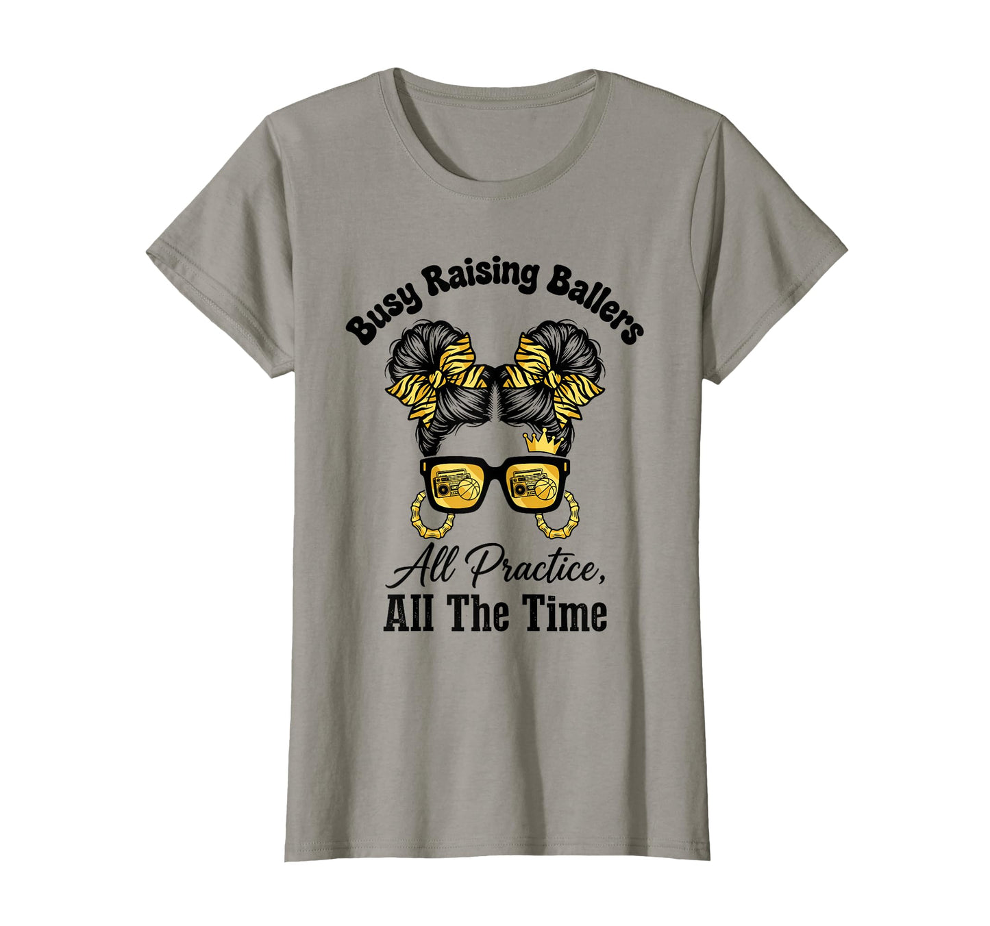 Busy Raising Ballers All Practice T-Shirt - Minimalist Print for Adults - T-Shirt, Sweatshirt, Hoodie