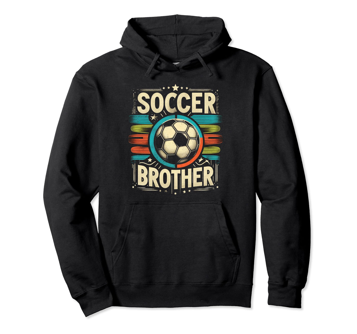 Soccer Brother Family Matching Team Hoodie - Graphic Print Men Women - T-Shirt, Sweatshirt, Hoodie