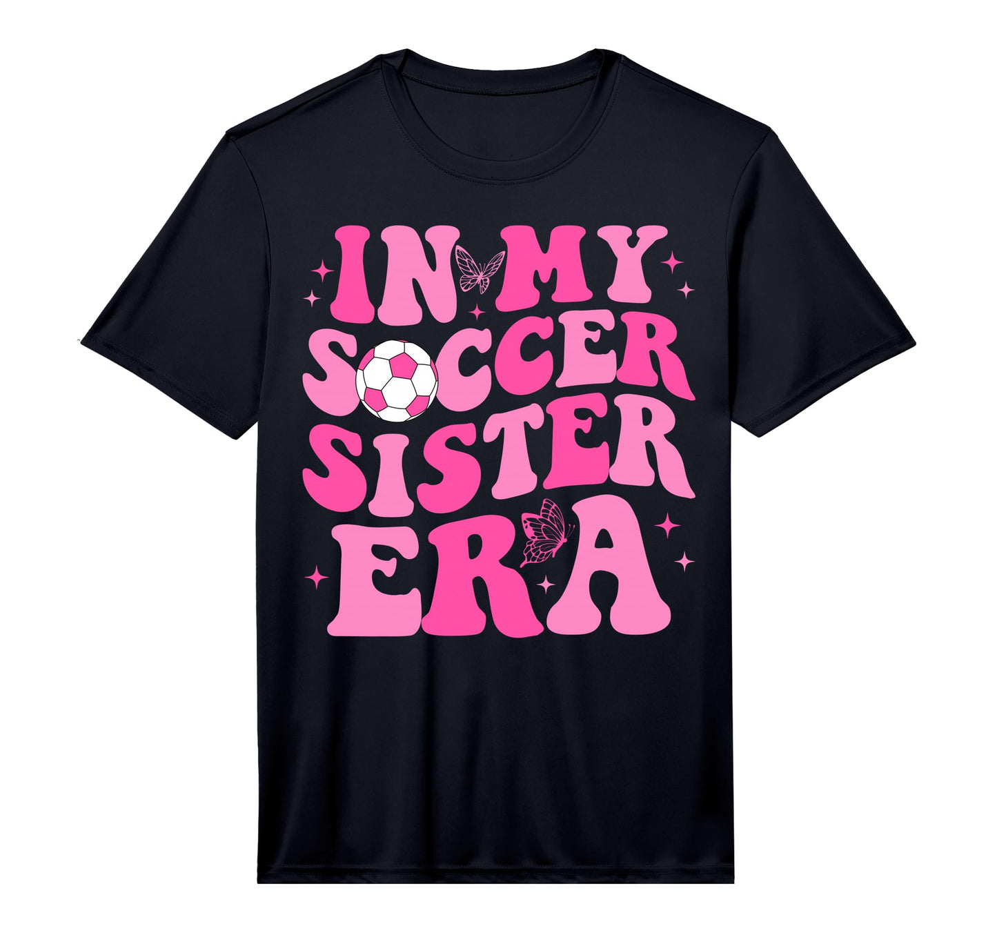My Soccer Sister Era Groovy Soccer T-Shirt - Custom Art Print for Adults - T-Shirt, Sweatshirt, Hoodie