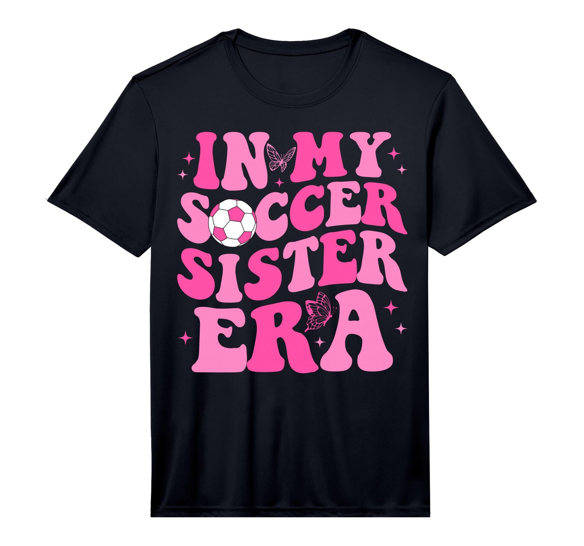 My Soccer Sister Era Groovy Soccer T-Shirt - Custom Art Print for Adults - T-Shirt, Sweatshirt, Hoodie