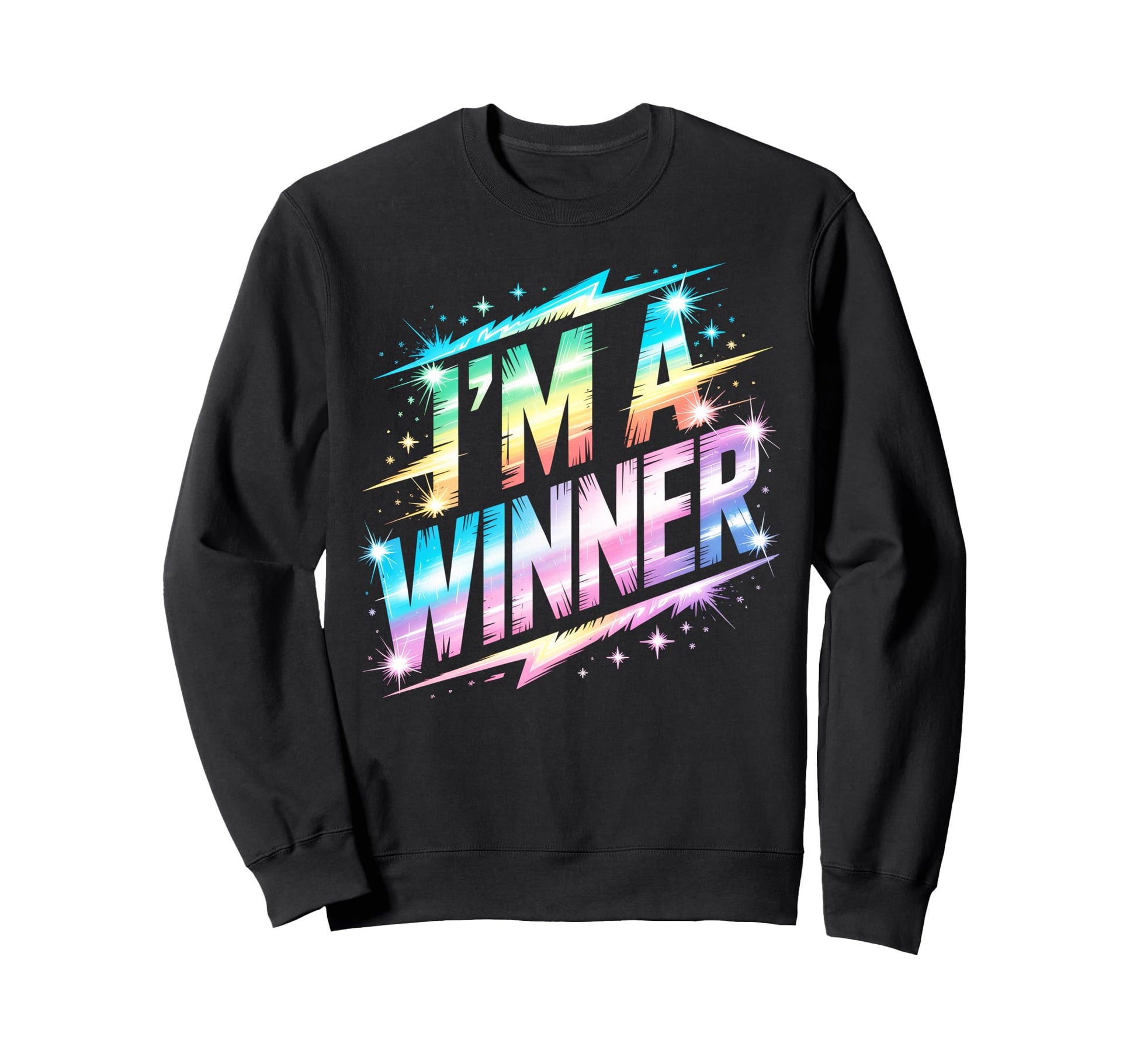 Im Winner Motivational Field Day Spirit Sweatshirt - Graphic Print Unisex - T-Shirt, Sweatshirt, Hoodie