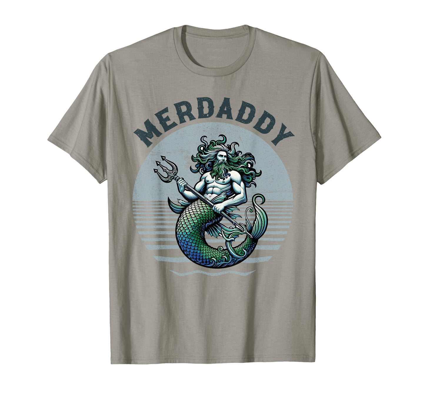 Funny Merdaddy Merman Security Party T-Shirt - Aesthetic Graphic Unisex - T-Shirt, Sweatshirt, Hoodie