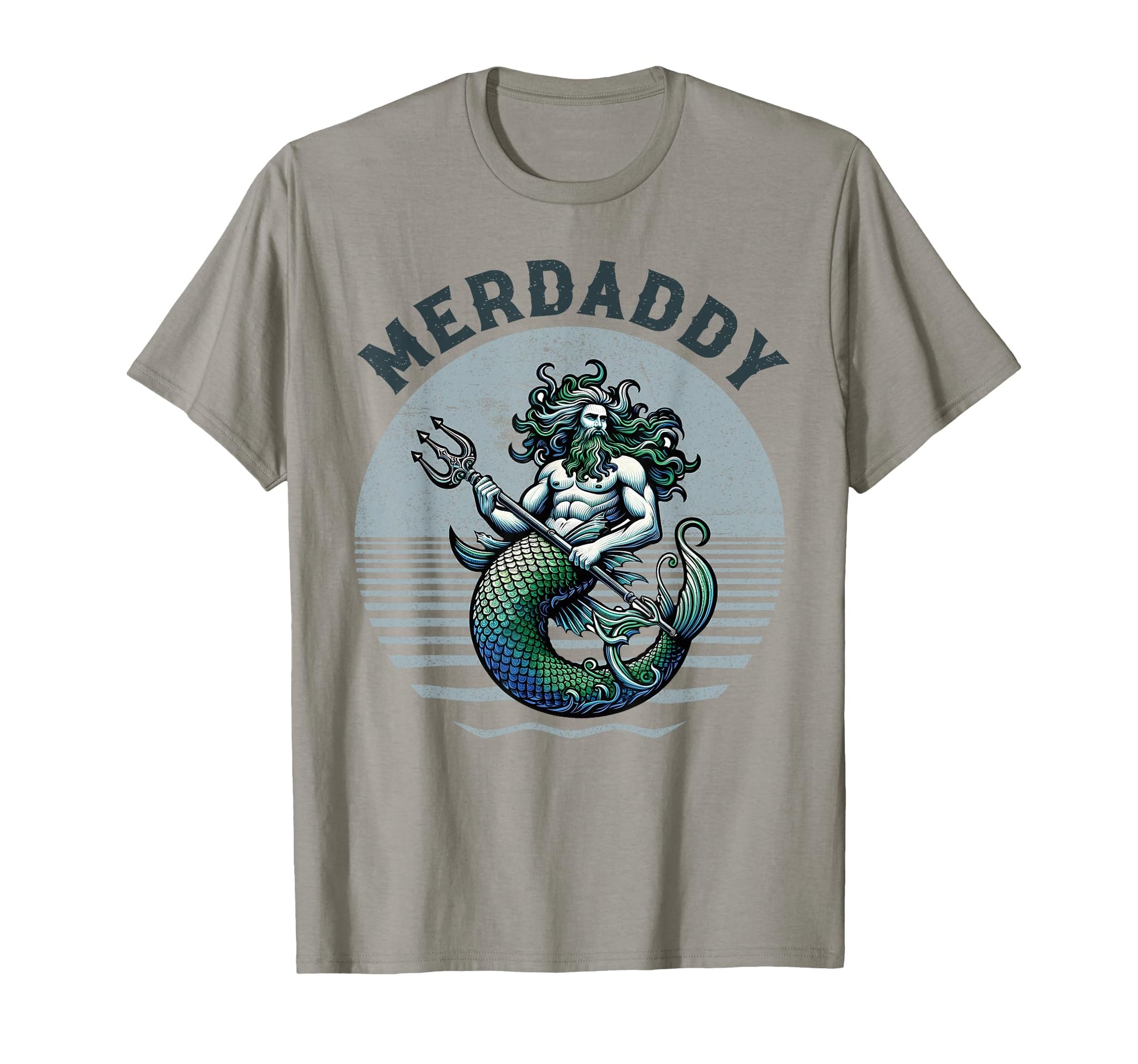 Funny Merdaddy Merman Security Party T-Shirt - Aesthetic Graphic Unisex - T-Shirt, Sweatshirt, Hoodie