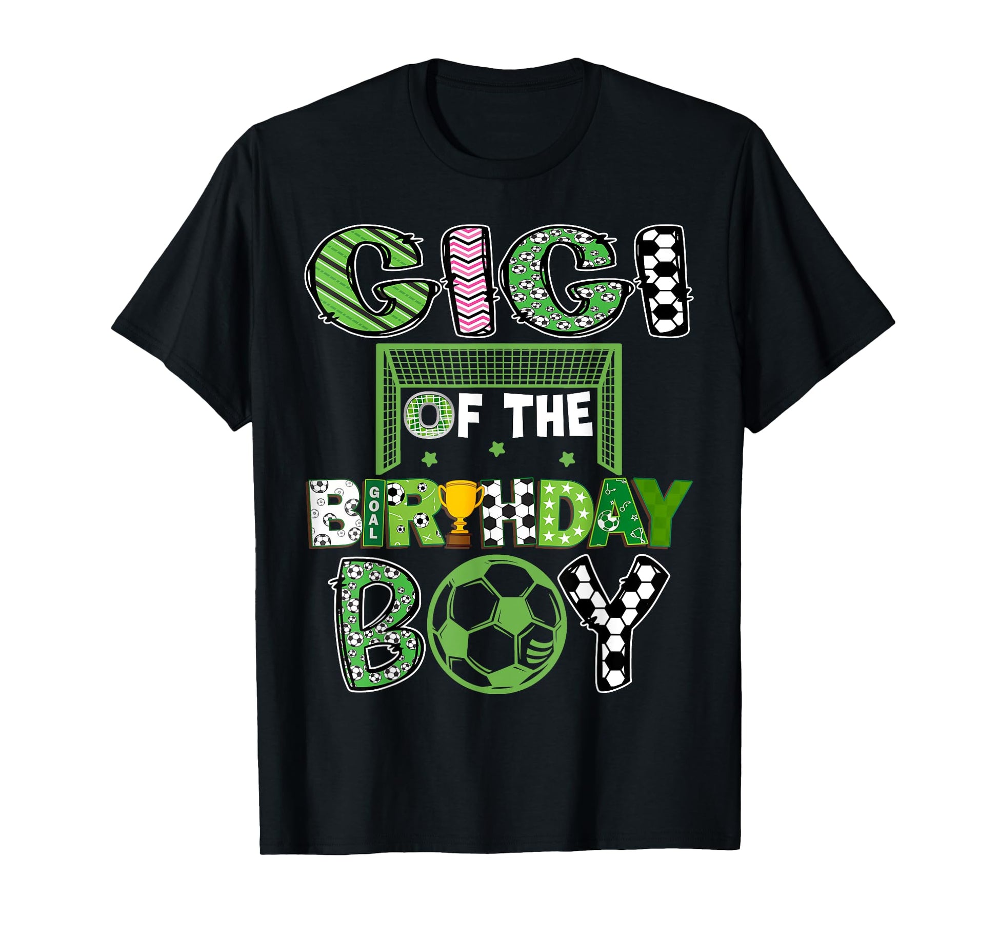 Gigi Birthday Soccer Player Birthday T-Shirt - Aesthetic Graphic Men Women - T-Shirt, Sweatshirt, Hoodie