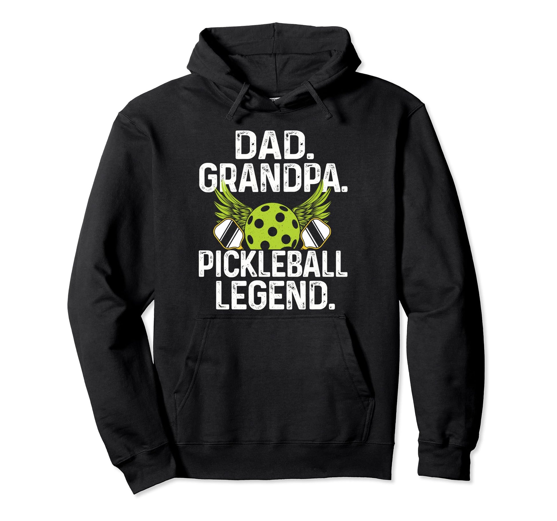 Dad Grandpa Pickleball Legend Player Funny Hoodie - Novelty Apparel Unisex - T-Shirt, Sweatshirt, Hoodie