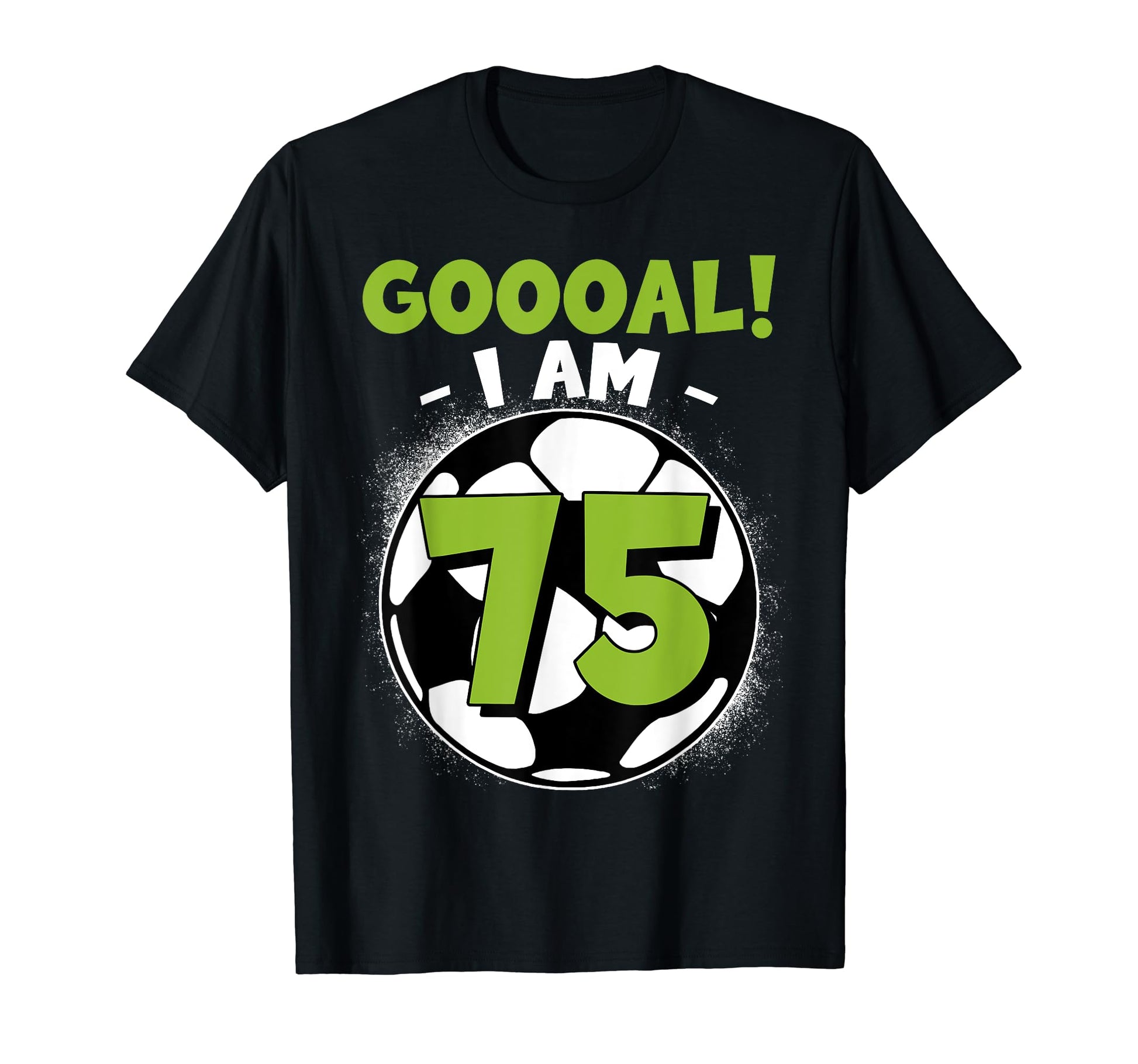 75 Year Old Birthday Soccer Themed 75Thb T-Shirt - Unique Graphic Unisex - T-Shirt, Sweatshirt, Hoodie