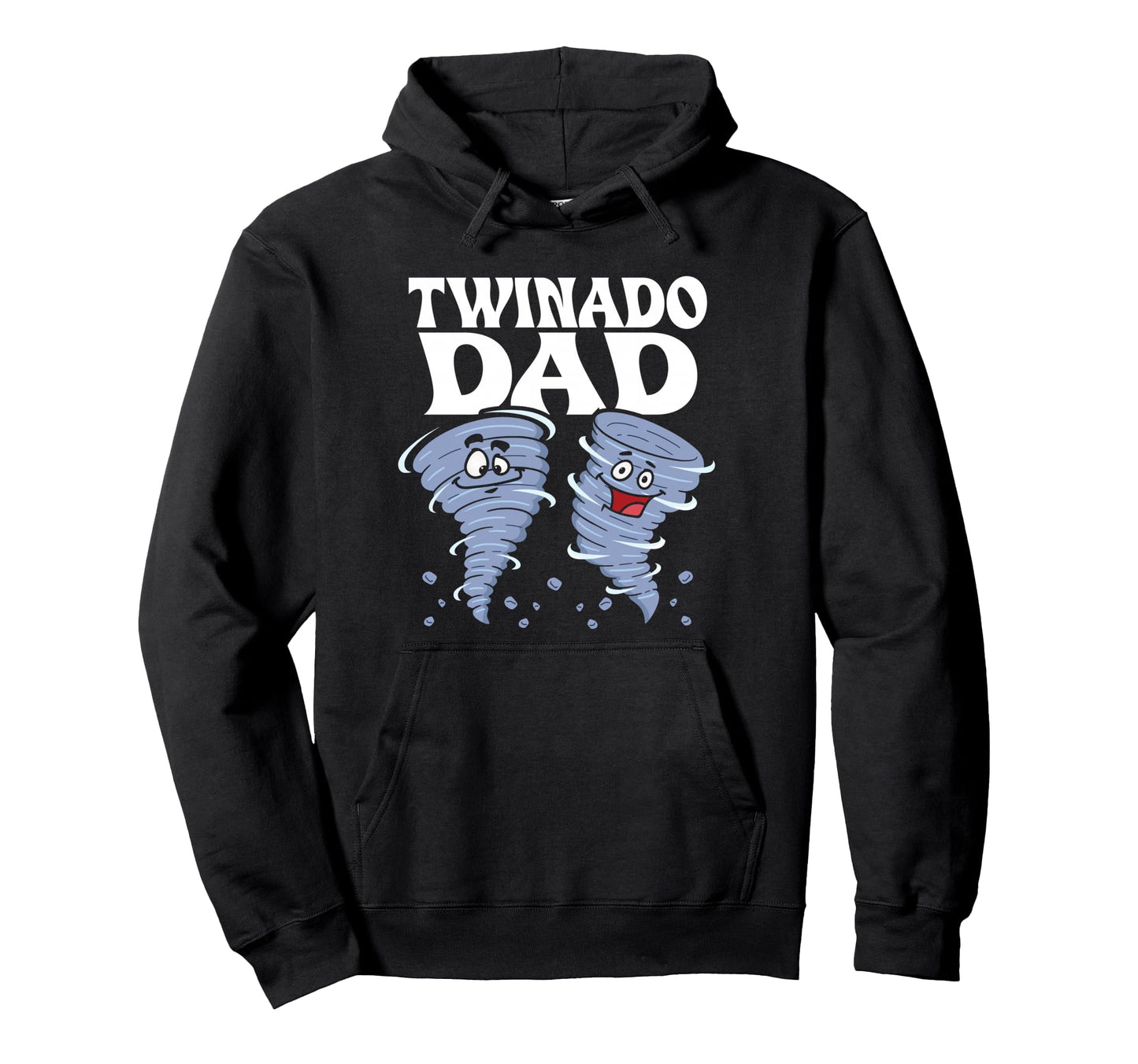 Twinado Dad Funny Twin Parenting Twins Hoodie - Minimalist Print Unisex - T-Shirt, Sweatshirt, Hoodie