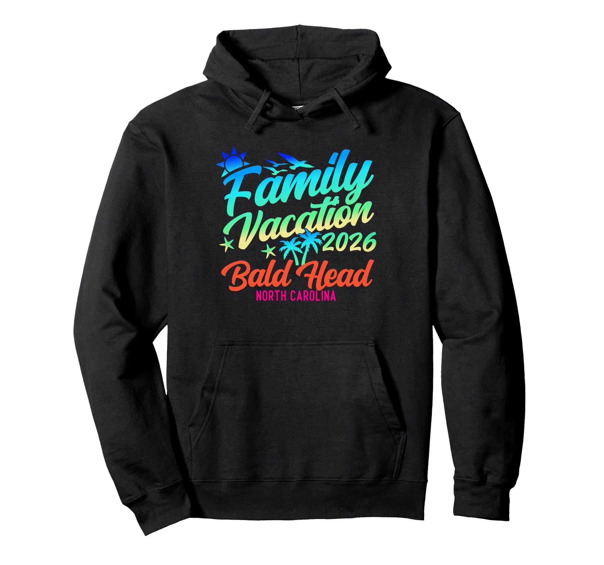 Bald Head Beach North Carolina Hoodie - Casual Everyday Wear for Adults - T-Shirt, Sweatshirt, Hoodie