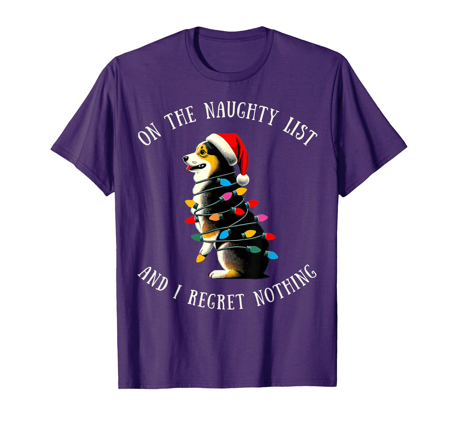 Naughty List And I Regret Nothing T-Shirt - Streetwear Style Men Women - T-Shirt, Sweatshirt, Hoodie