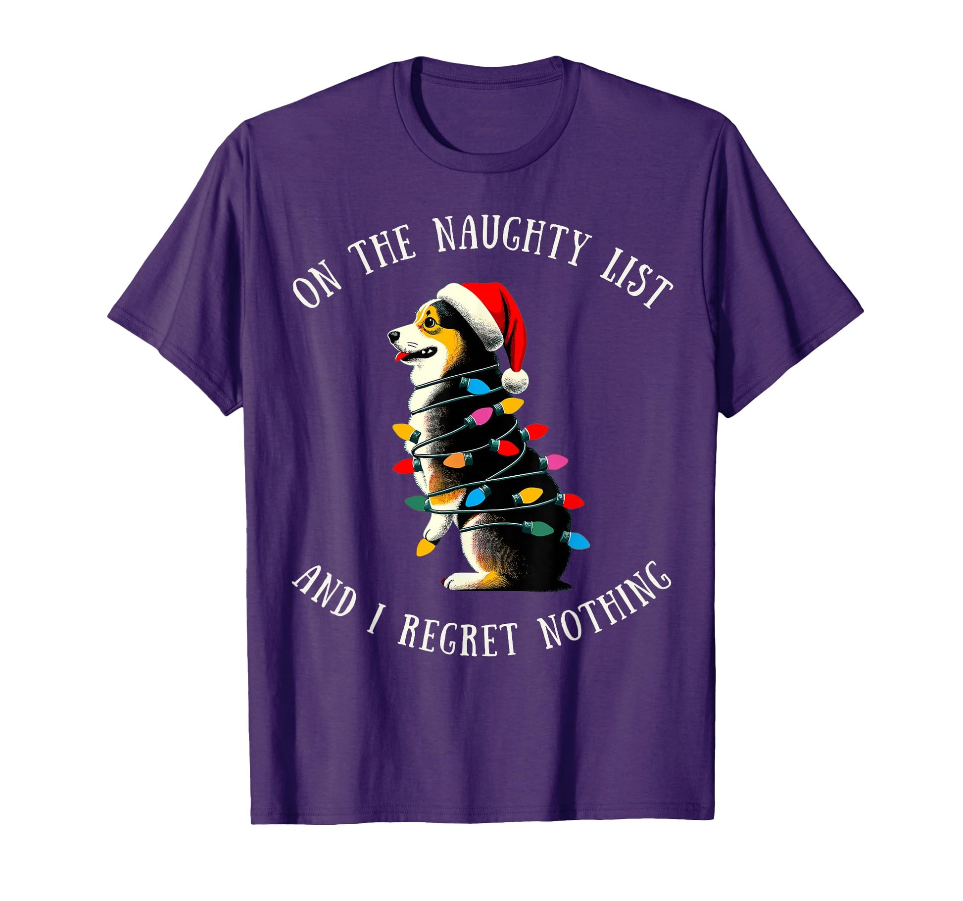 Naughty List And I Regret Nothing T-Shirt - Streetwear Style Men Women - T-Shirt, Sweatshirt, Hoodie