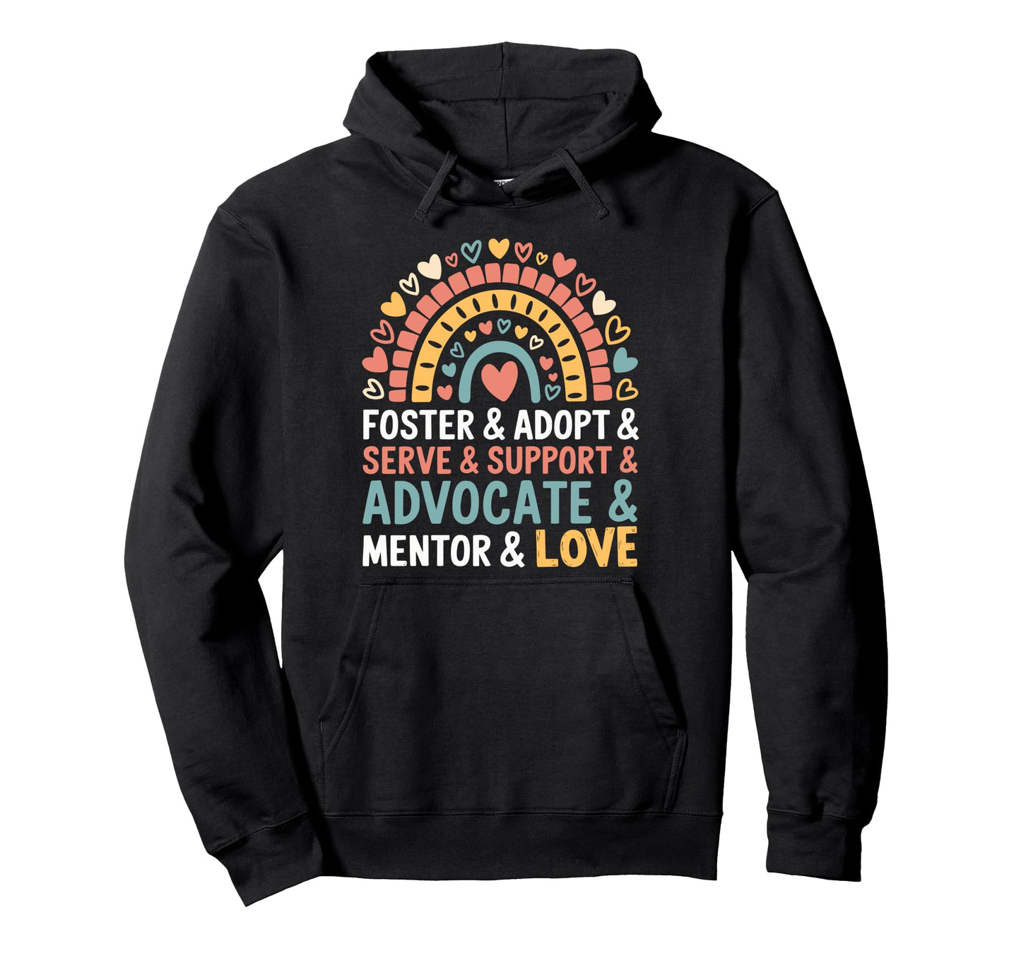 Foster Care Adoption And Foster Mom Hoodie - Unique Graphic for Adults - T-Shirt, Sweatshirt, Hoodie