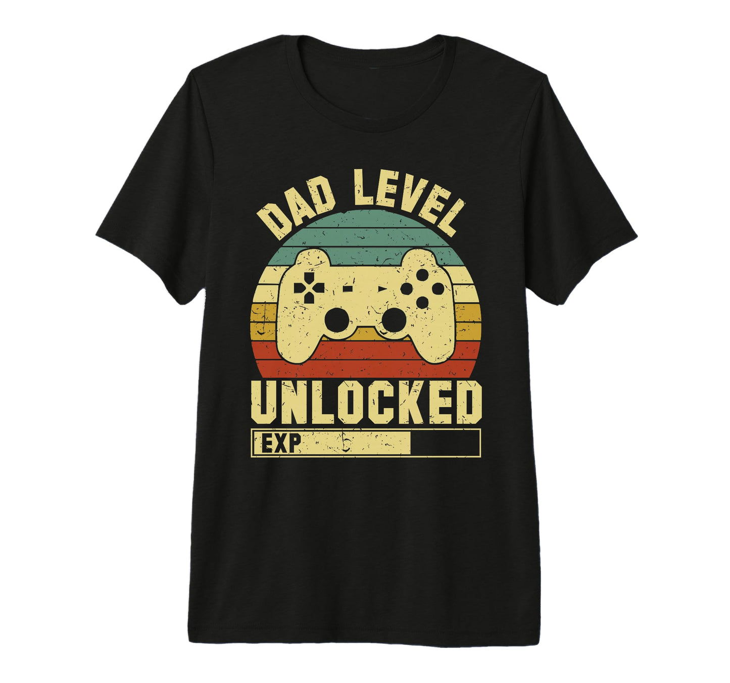 Mens Fathers Day Dad Level Unlocked T-Shirt - Minimalist Print Unisex - T-Shirt, Sweatshirt, Hoodie