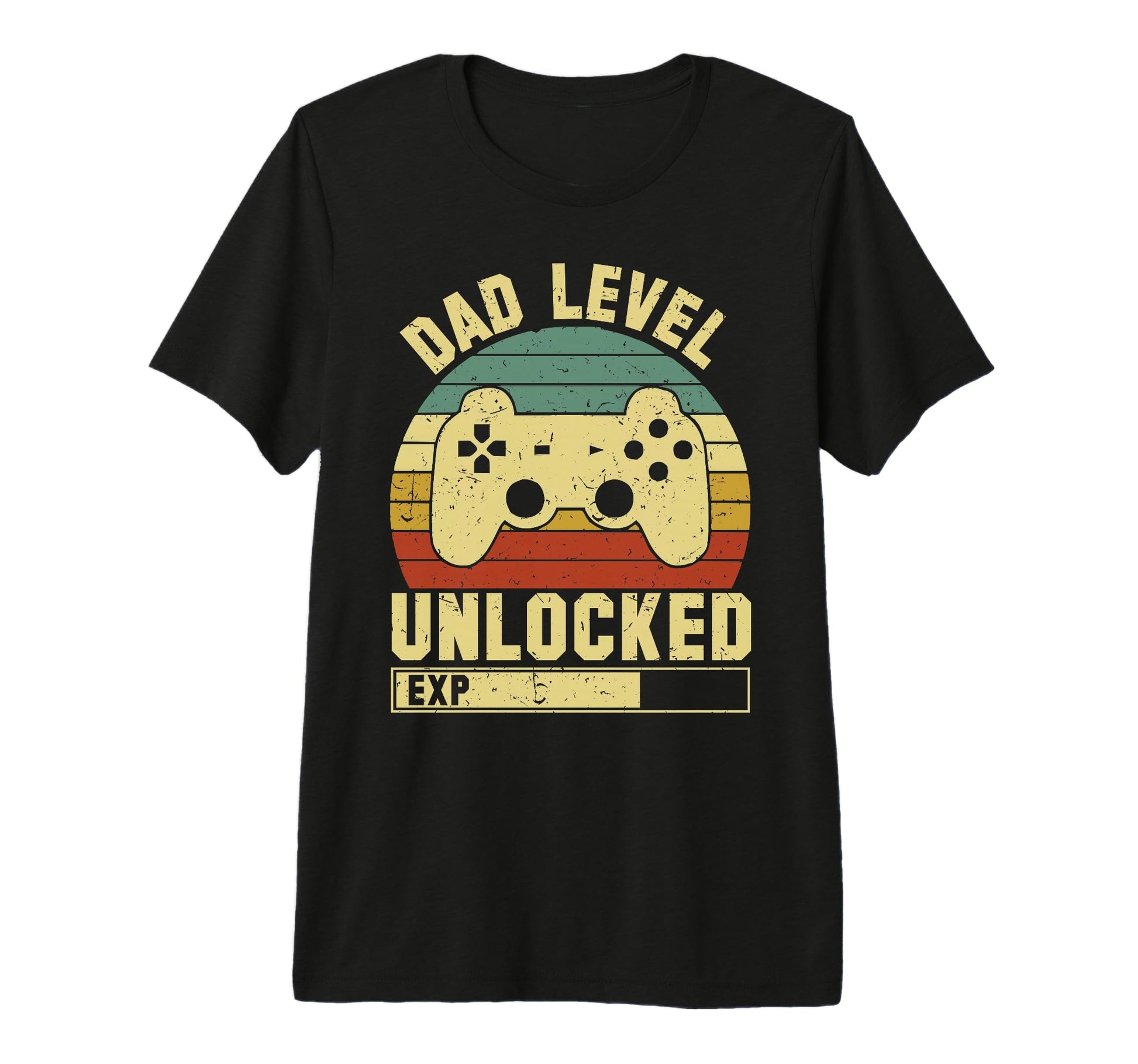 Mens Fathers Day Dad Level Unlocked T-Shirt - Minimalist Print Unisex - T-Shirt, Sweatshirt, Hoodie