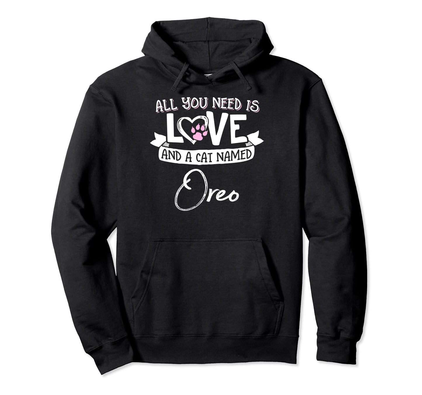 Cat Named Oreo And Hoodie - Unique Graphic Unisex - T-Shirt, Sweatshirt, Hoodie