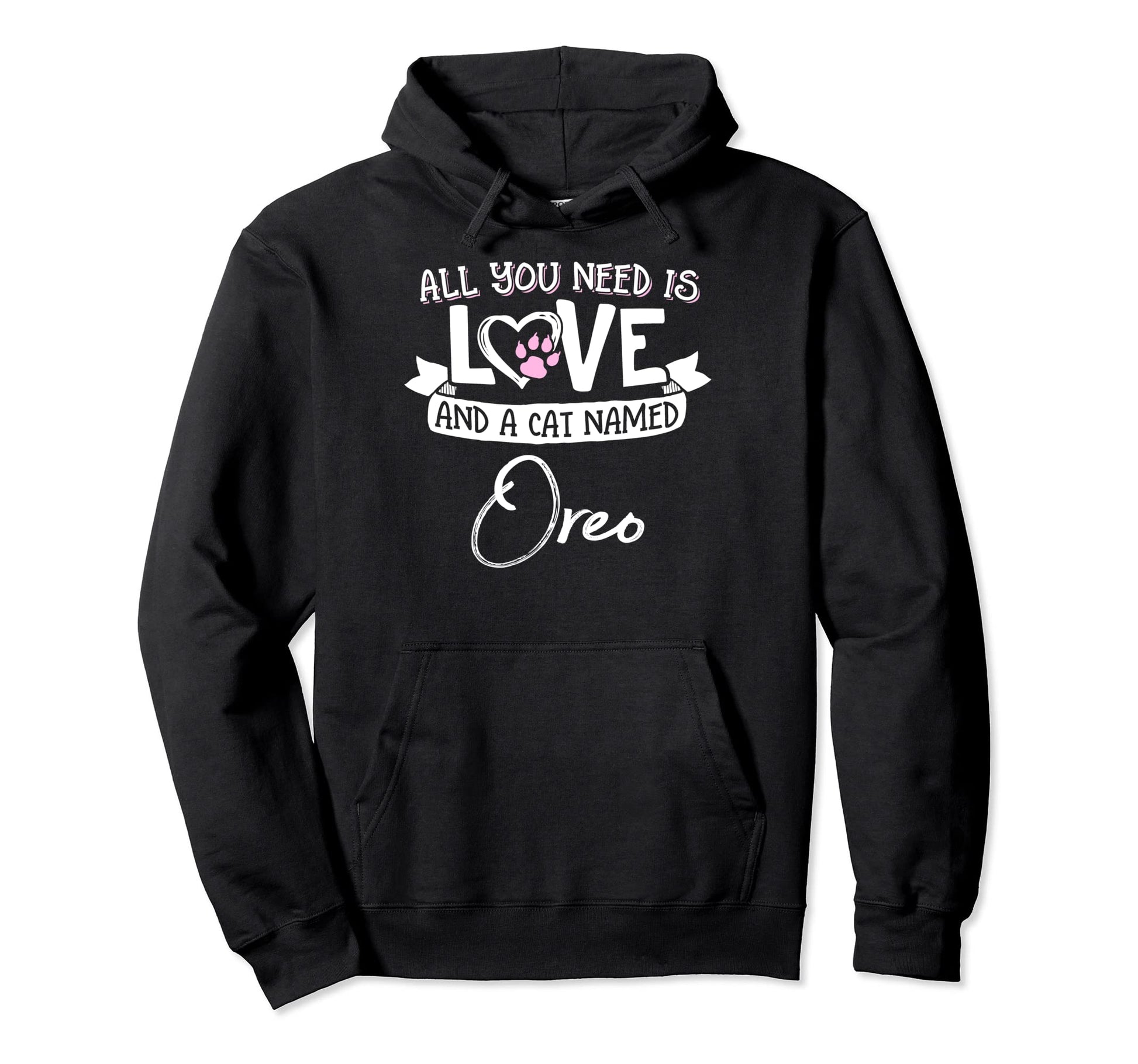 Cat Named Oreo And Hoodie - Unique Graphic Unisex - T-Shirt, Sweatshirt, Hoodie