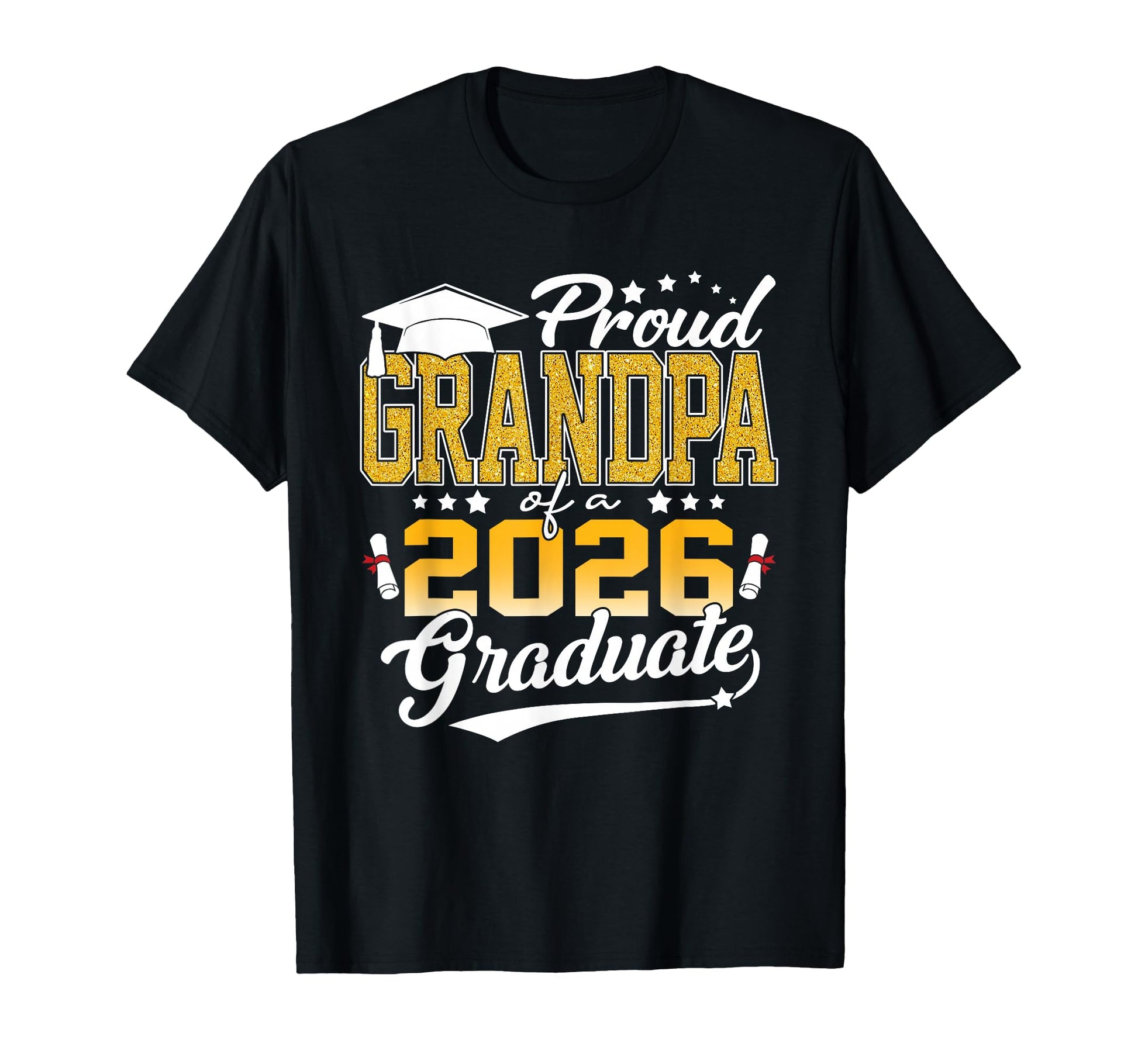 Senior 2026 Proud Grandpa Class 2026 T-Shirt - Graphic Print for Adults - T-Shirt, Sweatshirt, Hoodie