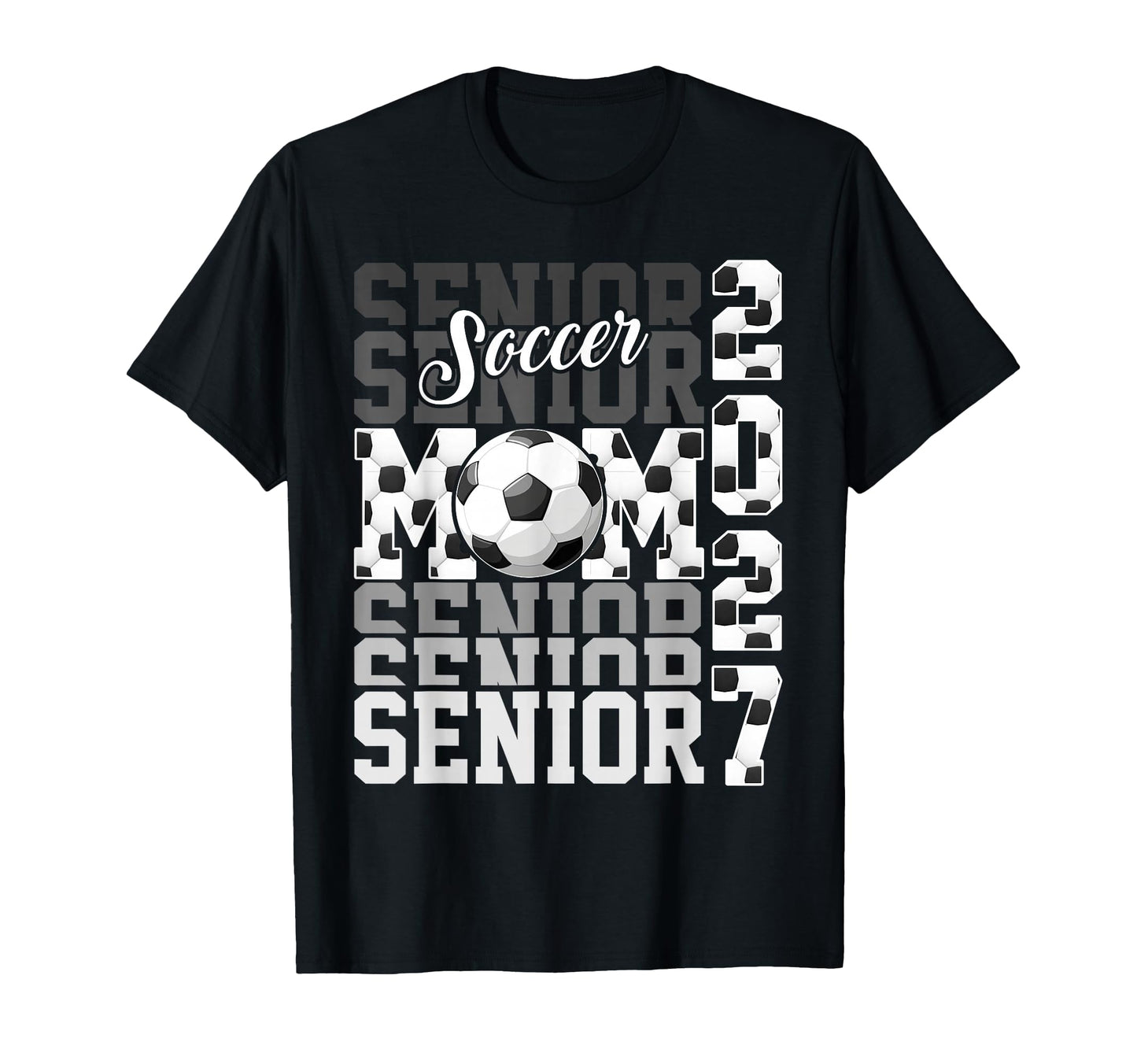 Senior 2027 Soccer Mom Proud Family T-Shirt - Minimalist Print Unisex - T-Shirt, Sweatshirt, Hoodie