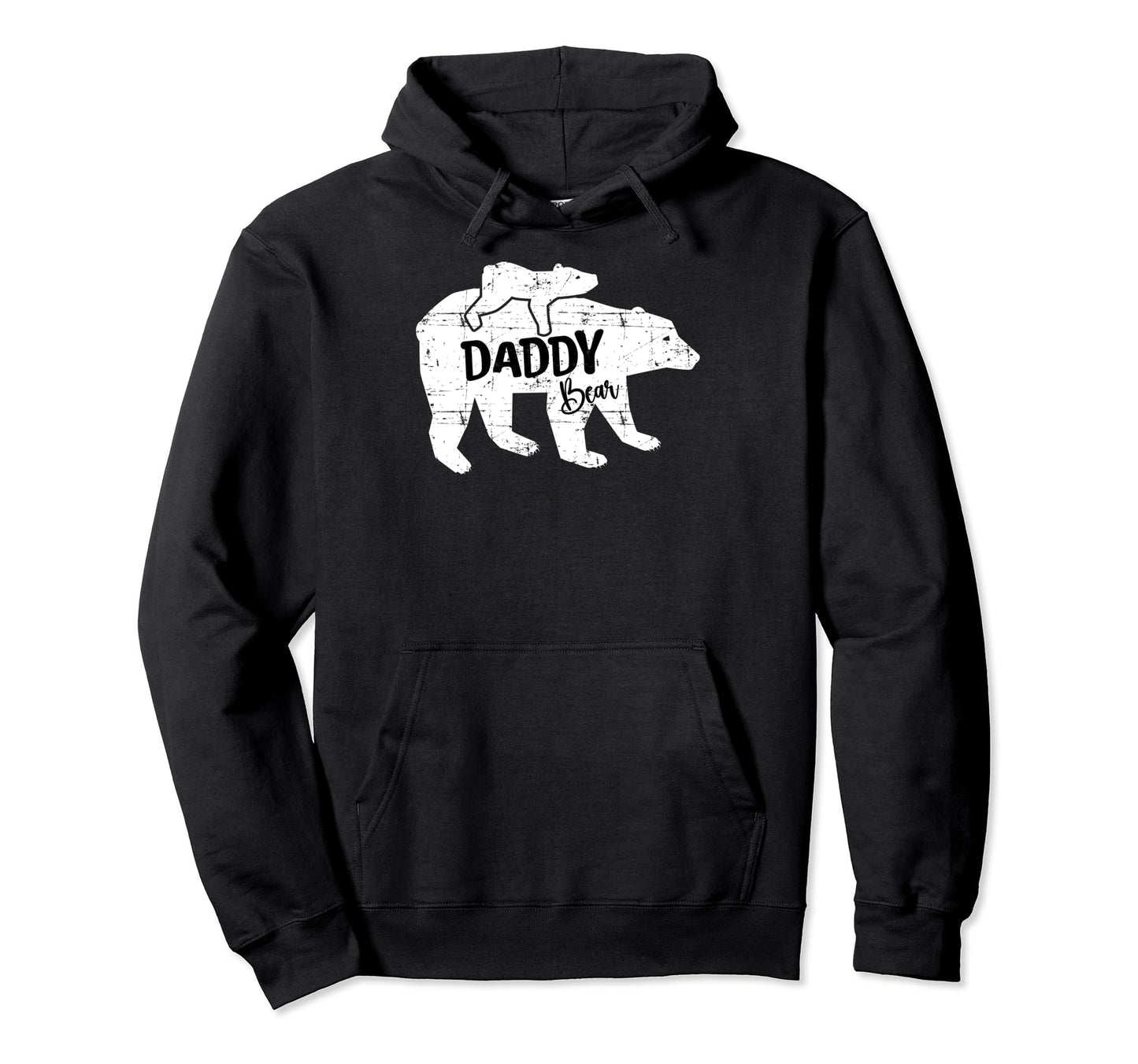 Daddy Bear Fathers Day Father Grandpa Bear Hoodie - Graphic Print Unisex - T-Shirt, Sweatshirt, Hoodie