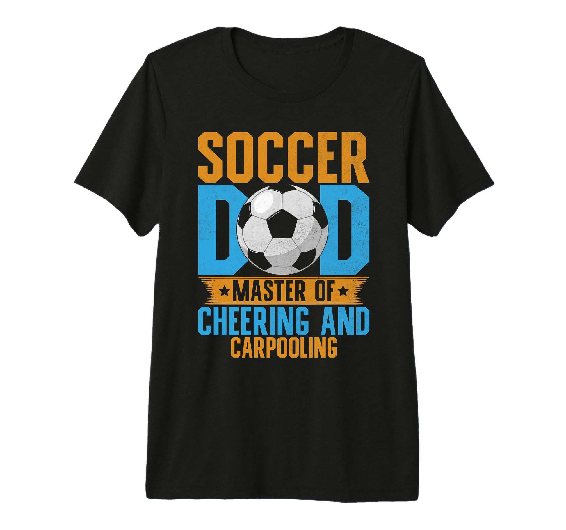 Master Cheering And Carpooling Soccer T-Shirt - Unique Graphic for Adults - T-Shirt, Sweatshirt, Hoodie