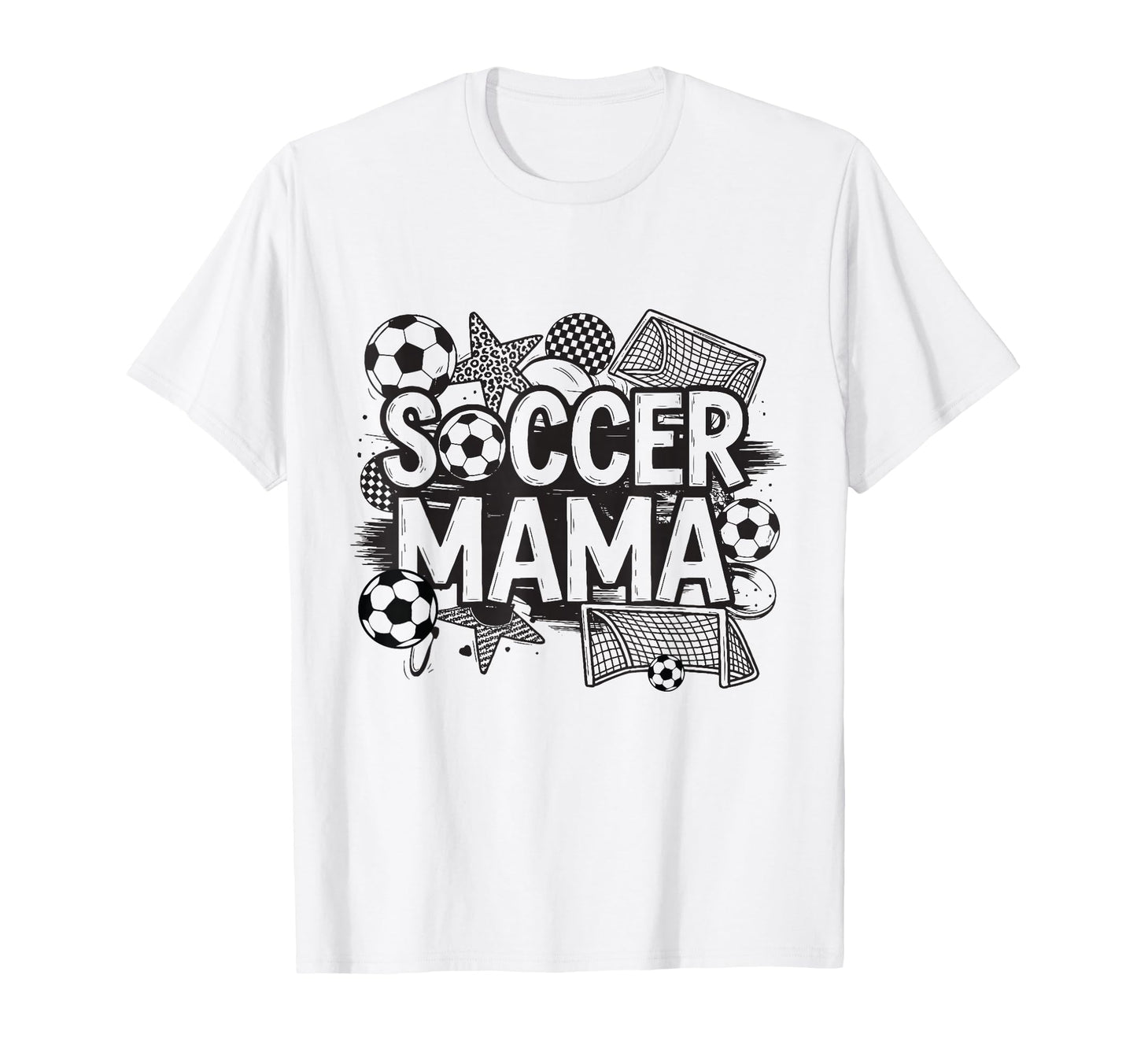 Preppy Game Day Soccer Mama T-Shirt - Streetwear Style Unisex - T-Shirt, Sweatshirt, Hoodie