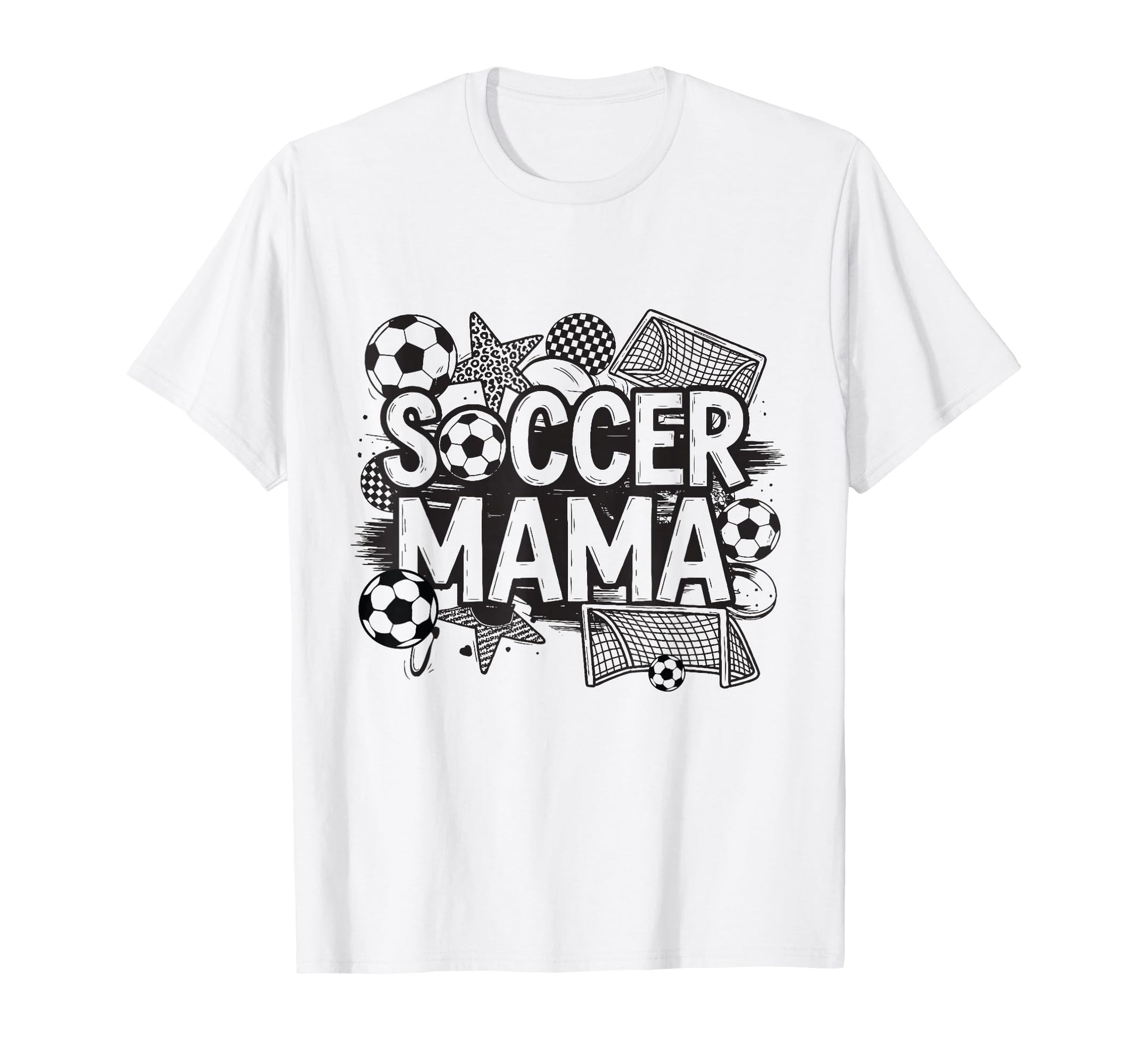 Preppy Game Day Soccer Mama T-Shirt - Streetwear Style Unisex - T-Shirt, Sweatshirt, Hoodie