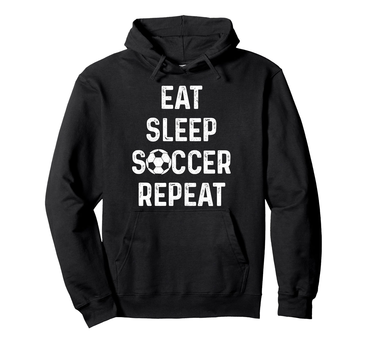 Eat Sleep Soccer Repeat Soccer Player Hoodie - Graphic Print Men Women - T-Shirt, Sweatshirt, Hoodie