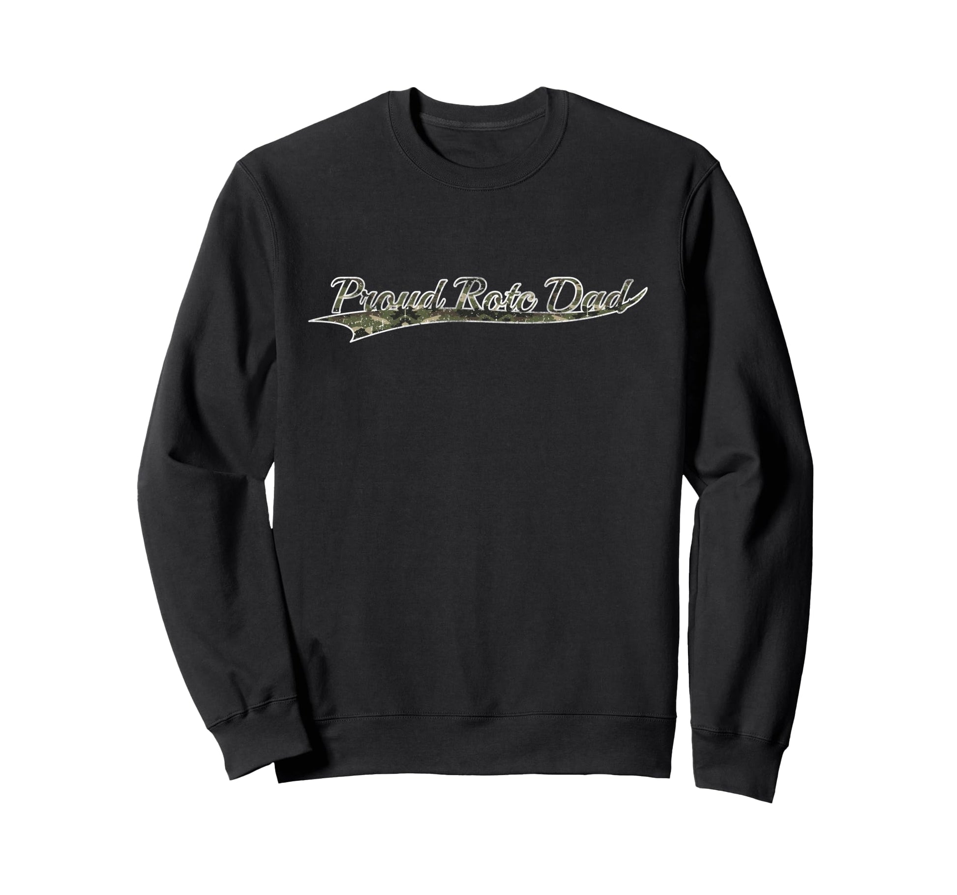 Proud Rotc Dad Military Family Sweatshirt - Aesthetic Graphic for Adults - T-Shirt, Sweatshirt, Hoodie