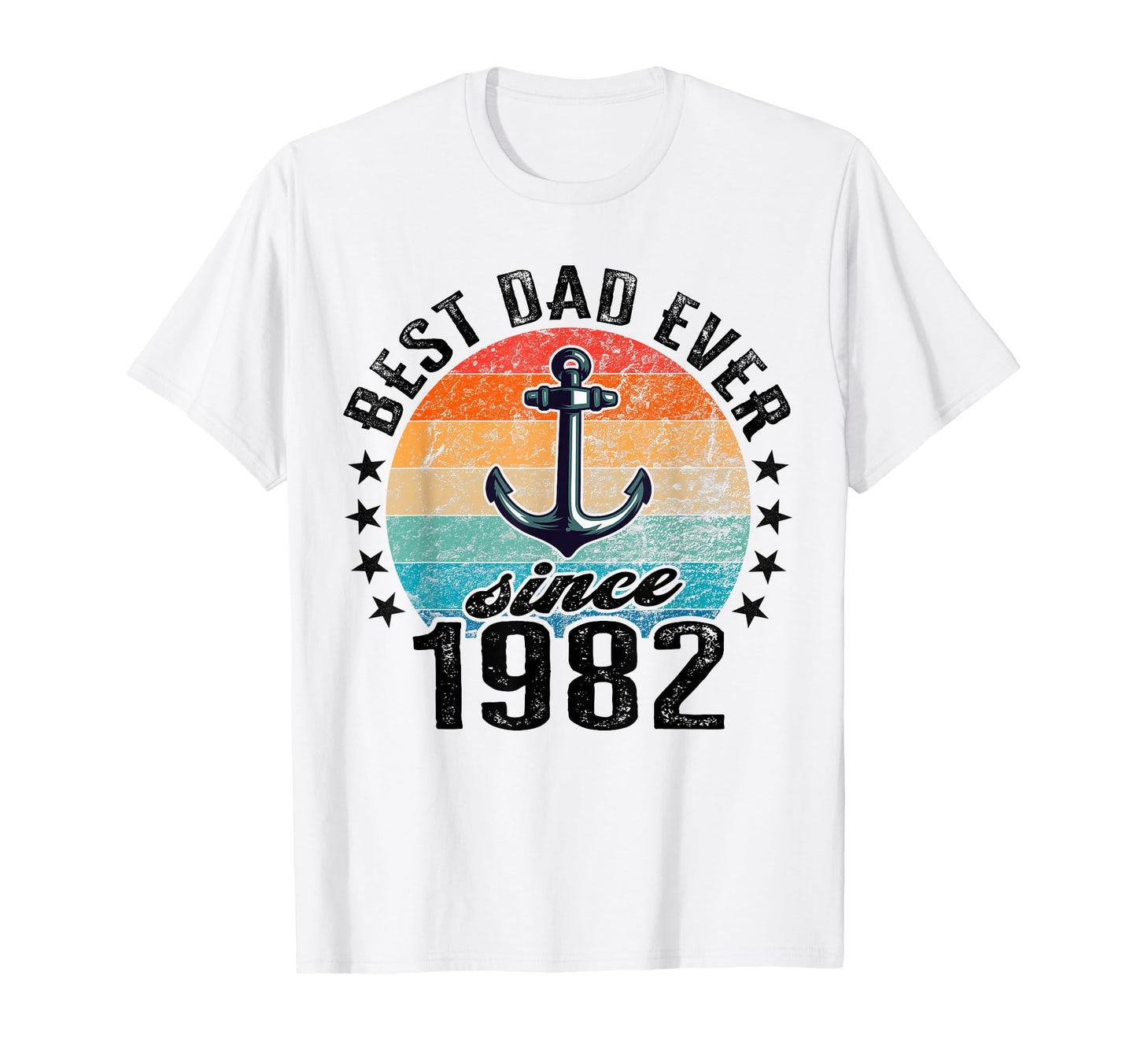 Best Dad World No Joke Dad Since 1982 T-Shirt - Graphic Print for Adults - T-Shirt, Sweatshirt, Hoodie