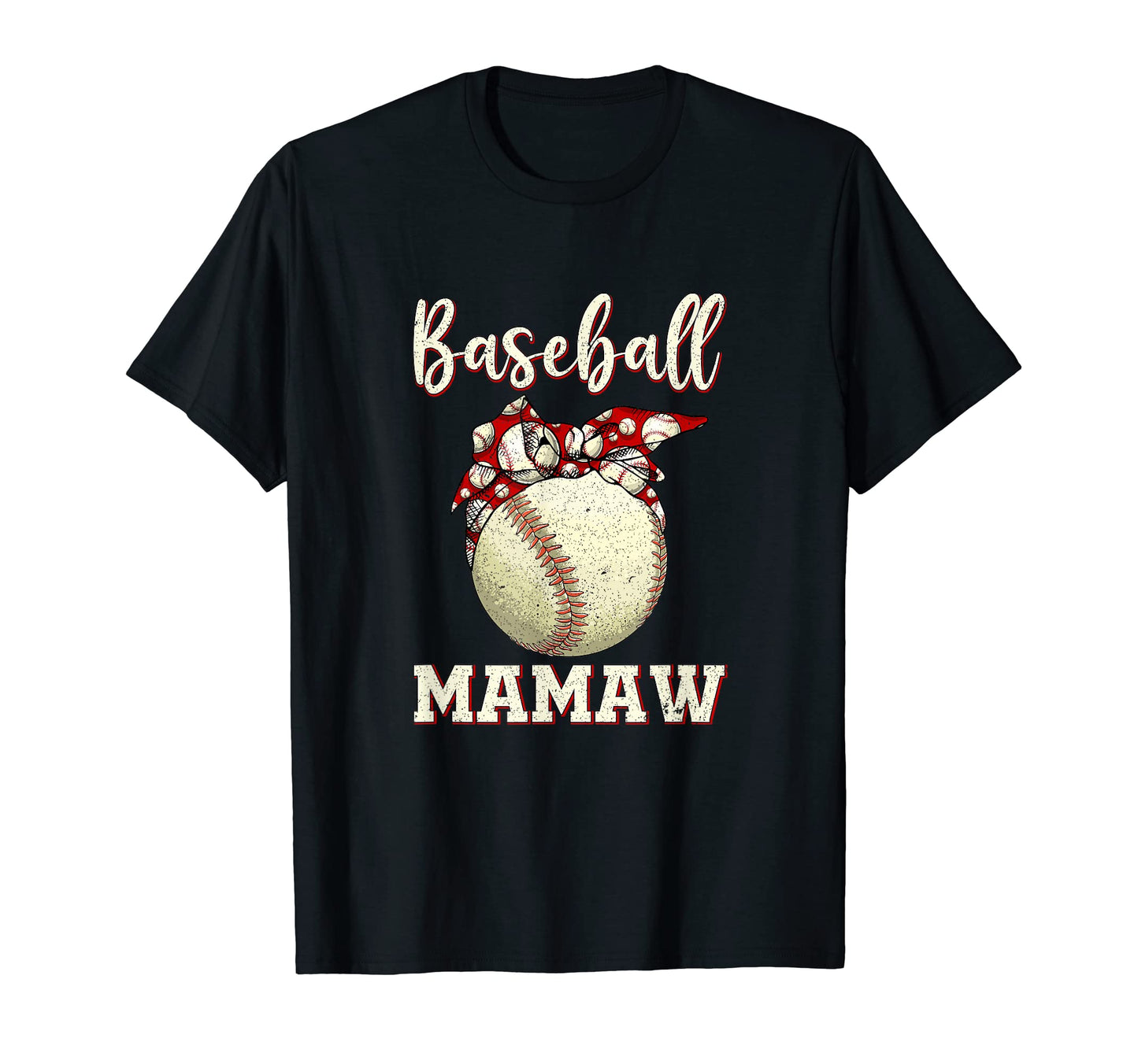 Baseball Mamaw Womens Softball Leopard T-Shirt - Trendy Graphic Men Women - T-Shirt, Sweatshirt, Hoodie