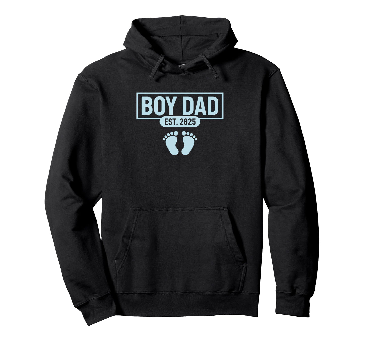 Dad Est 2025 New Dad Announcement Dad Hoodie - Unique Graphic for Adults - T-Shirt, Sweatshirt, Hoodie