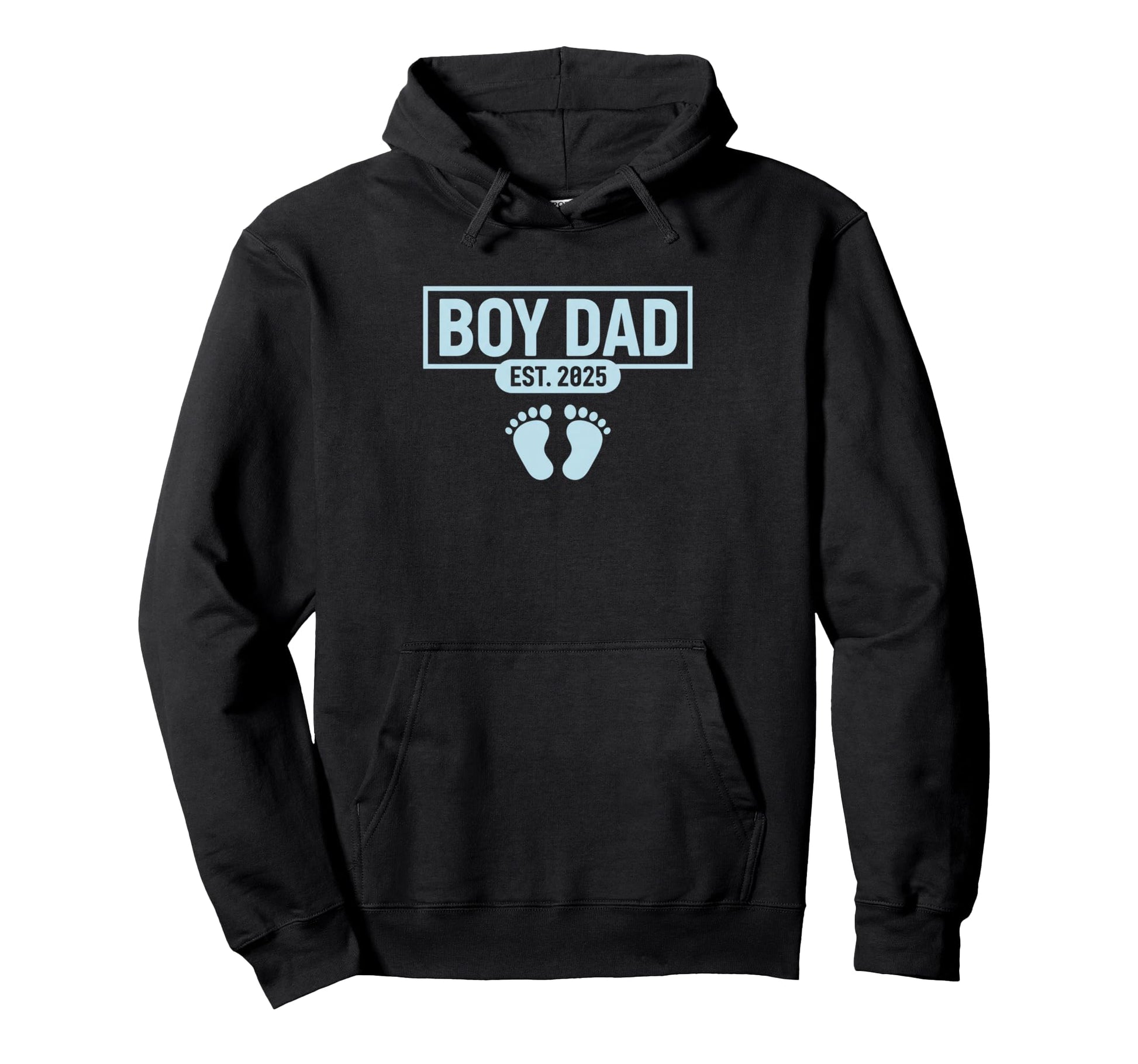 Dad Est 2025 New Dad Announcement Dad Hoodie - Unique Graphic for Adults - T-Shirt, Sweatshirt, Hoodie