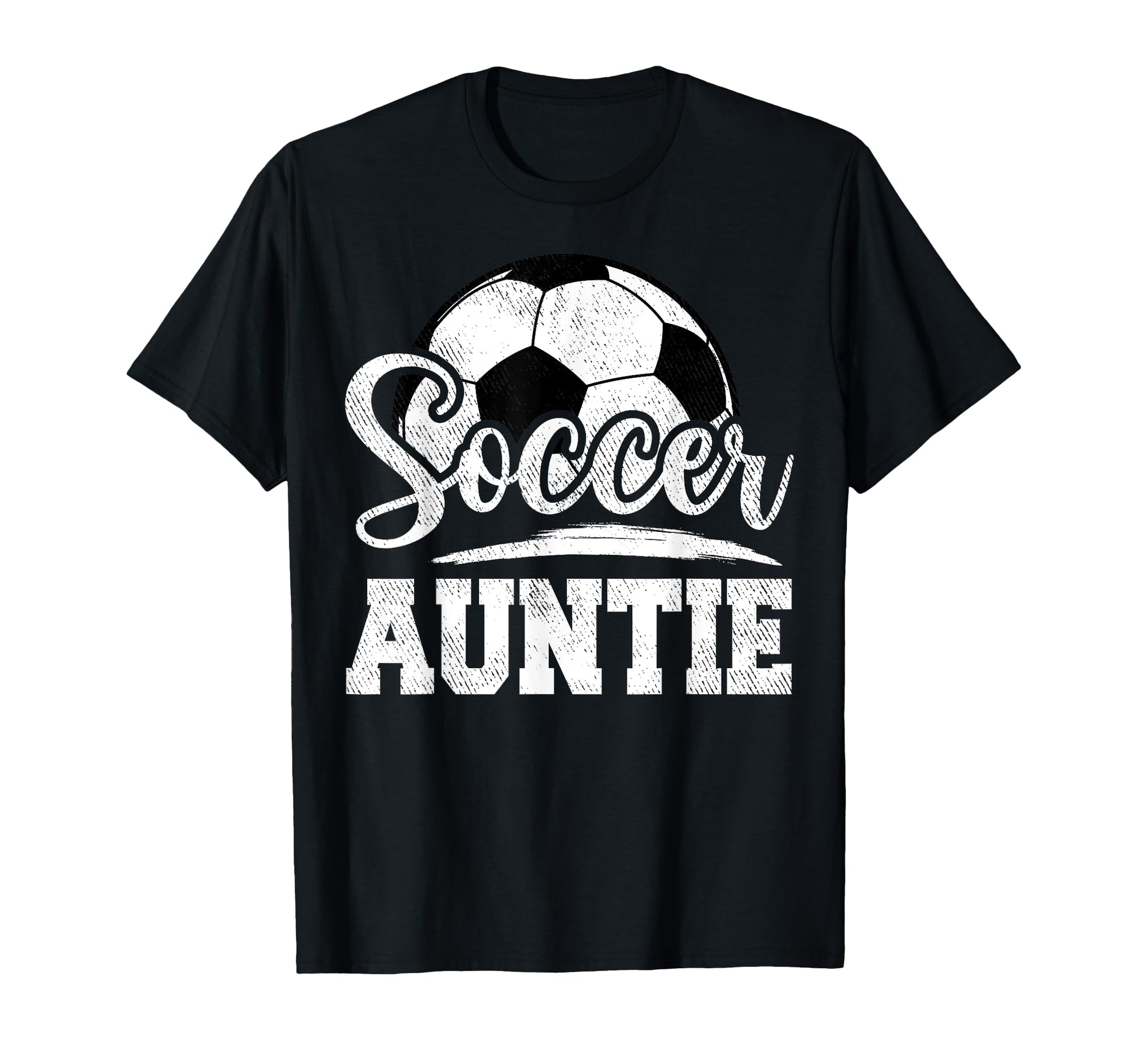 Soccer Auntie Soccer Player Game Day T-Shirt - Custom Art Print Men Women - T-Shirt, Sweatshirt, Hoodie