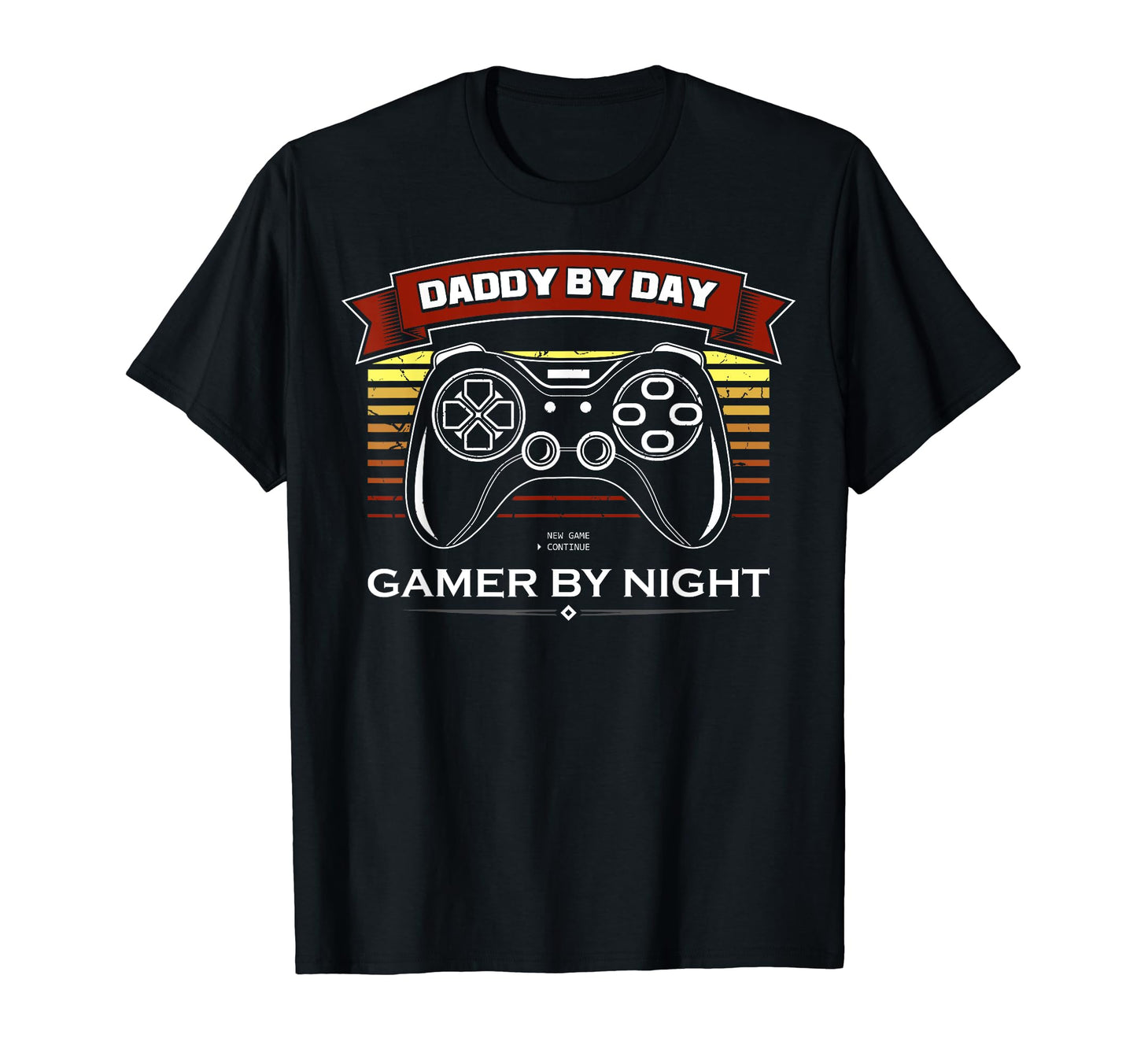 Daddy Day Gamer Night Pc Video Game T-Shirt - Custom Art Print Unisex - T-Shirt, Sweatshirt, Hoodie