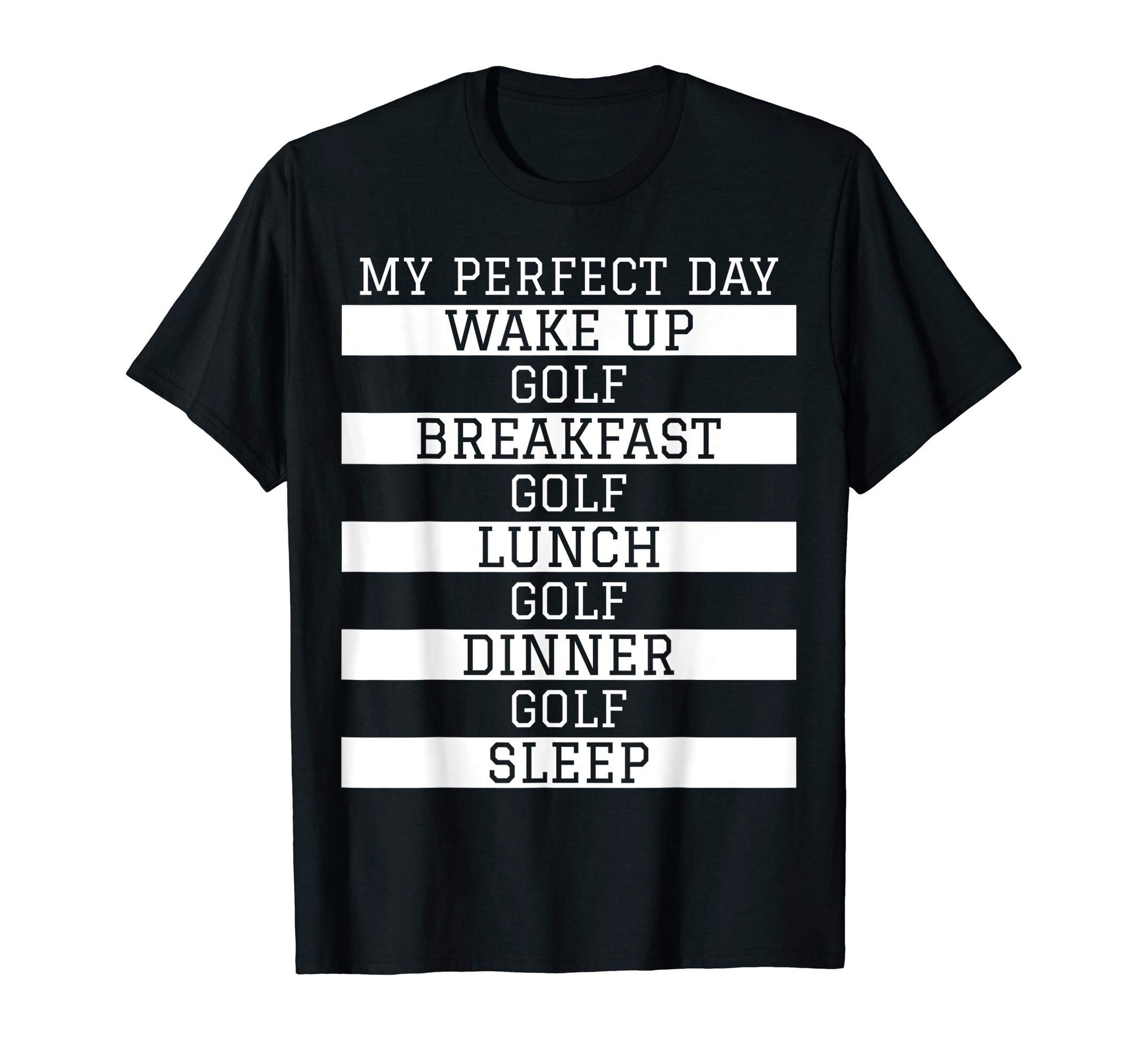 Funny Golfer Gift My Day Golfing T-Shirt - Aesthetic Graphic for Adults - T-Shirt, Sweatshirt, Hoodie