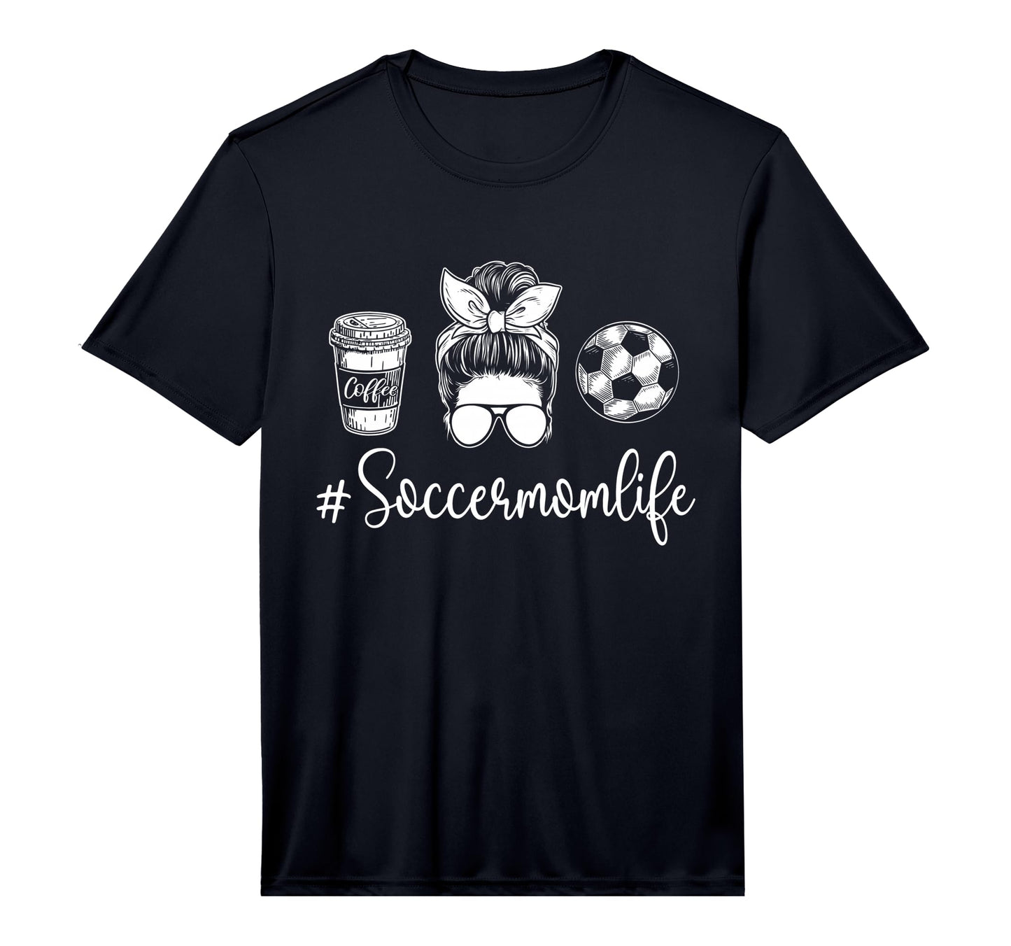 Mens Soccer Mom Life Football Lover Soccer T-Shirt - Graphic Print Unisex - T-Shirt, Sweatshirt, Hoodie