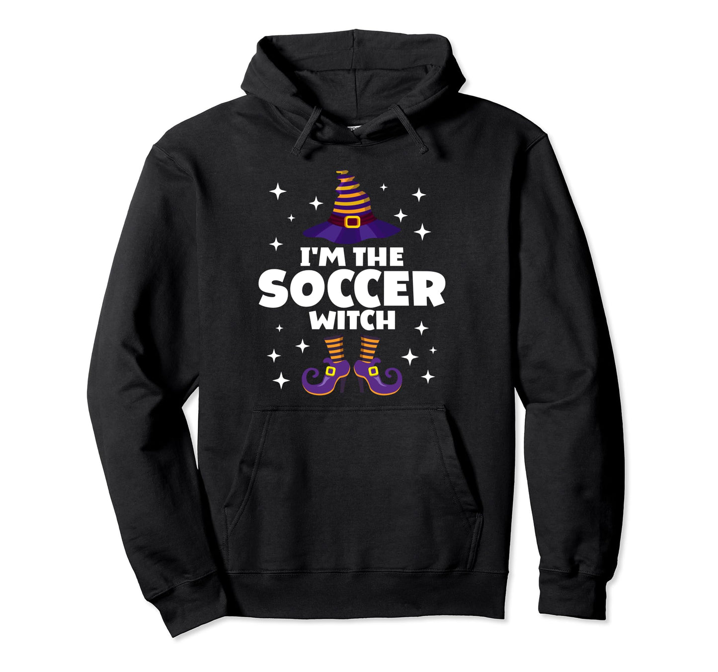 Funny Soccer Witch Family Matching Halloween Hoodie - Graphic Print Unisex - T-Shirt, Sweatshirt, Hoodie