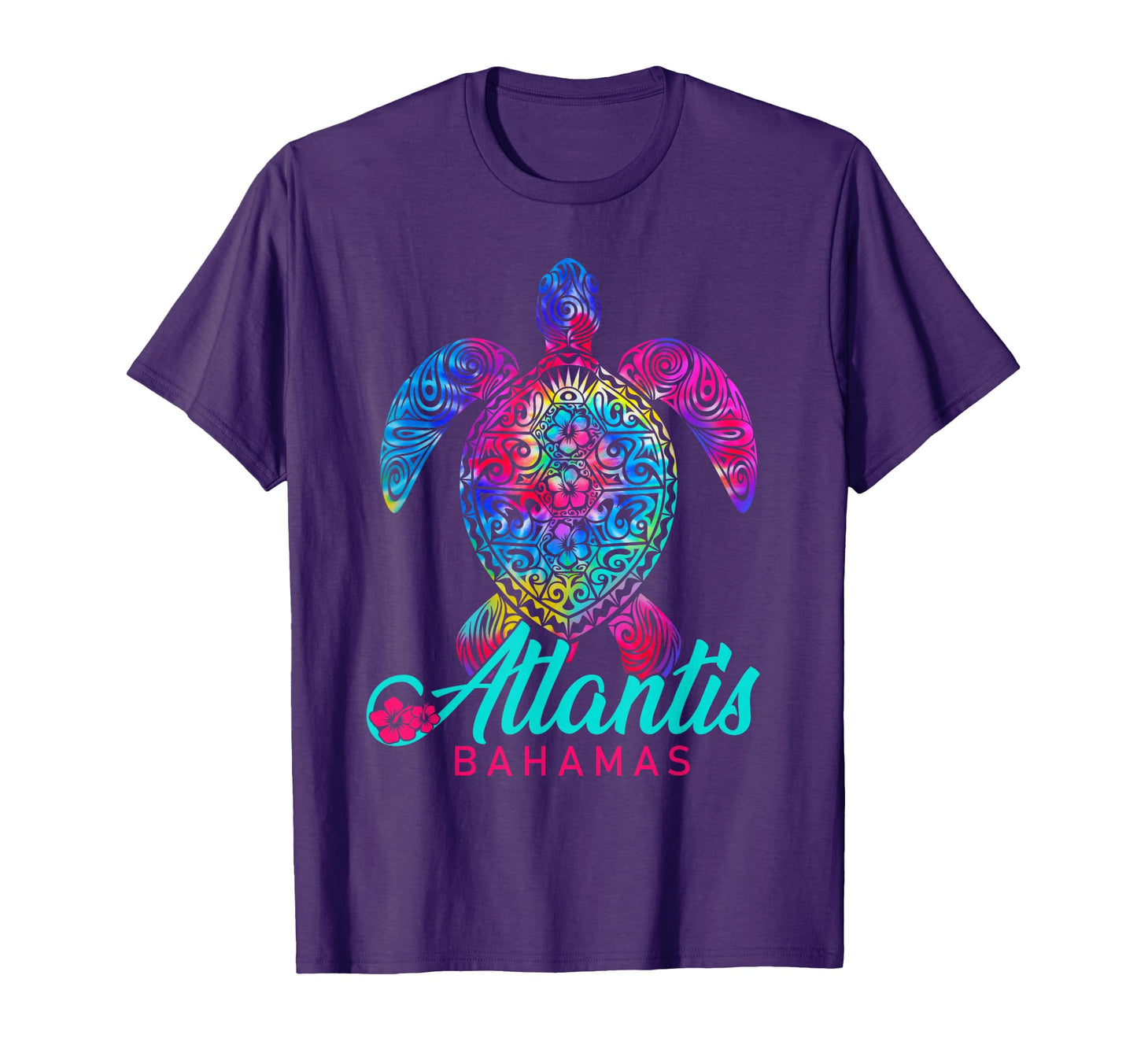 Atlantis Bahamas Vacation Tribal Tie Dye T-Shirt - Trendy Graphic Unisex - T-Shirt, Sweatshirt, Hoodie