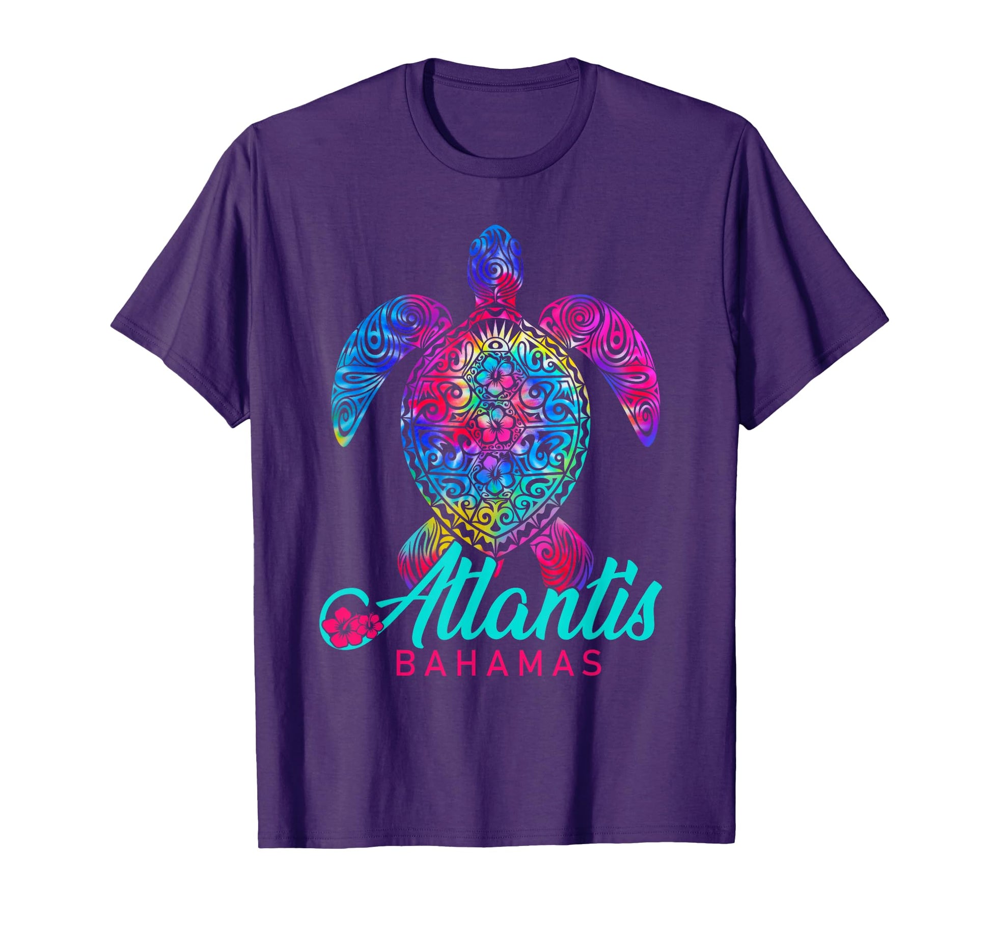 Atlantis Bahamas Vacation Tribal Tie Dye T-Shirt - Trendy Graphic Unisex - T-Shirt, Sweatshirt, Hoodie