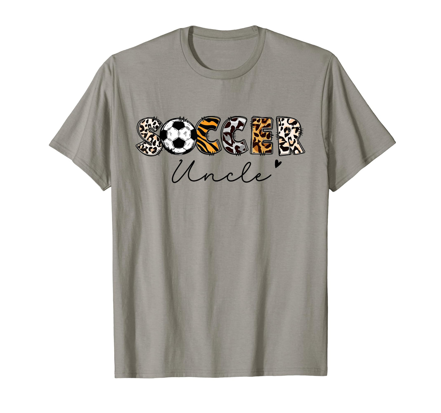 Soccer Uncle Leopard Family Matching T-Shirt - Graphic Print Men Women - T-Shirt, Sweatshirt, Hoodie