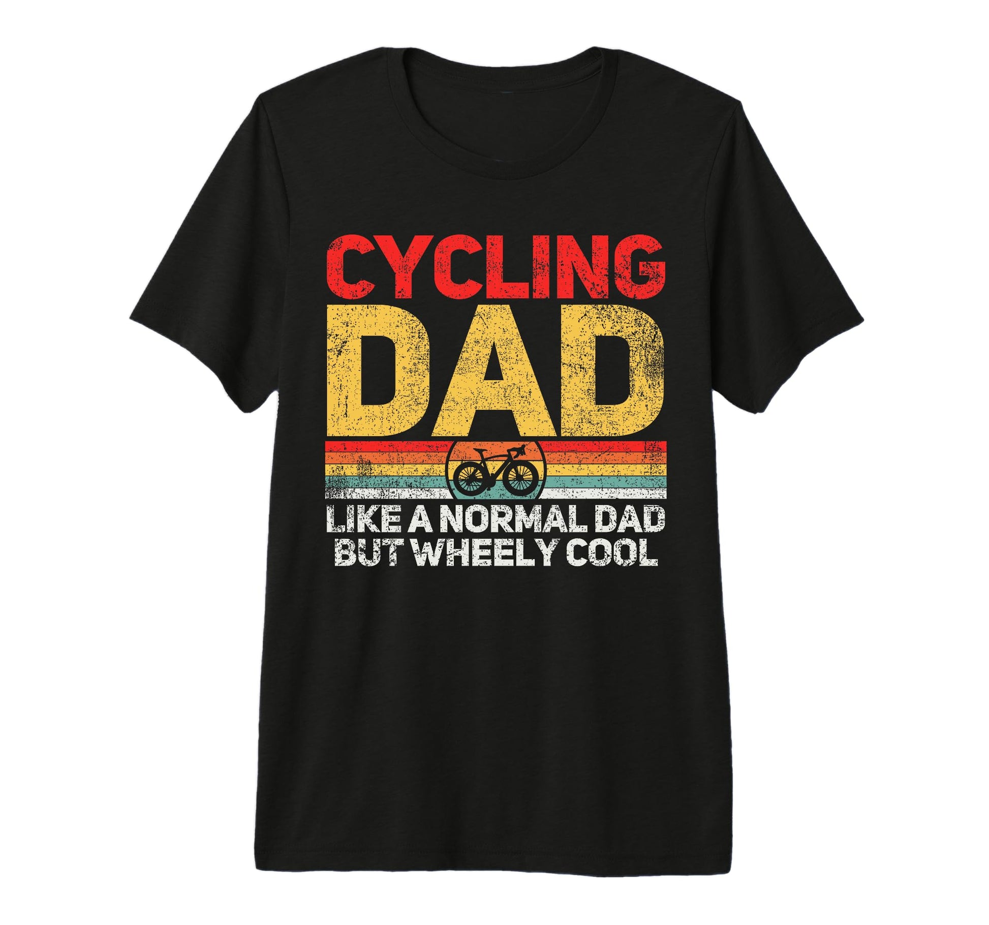 Cycling Cyclist Dad Fathers Day Tri T-Shirt - Graphic Print for Adults - T-Shirt, Sweatshirt, Hoodie
