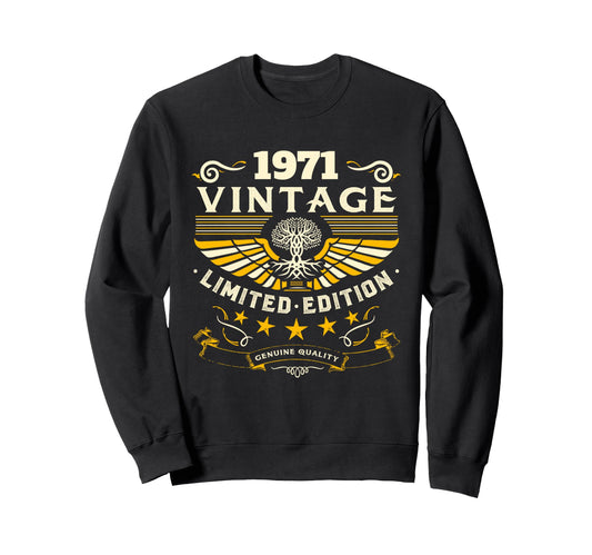 1971 T Shirts Funny 1971 Birthday Sweatshirt - Novelty Apparel for Adults - T-Shirt, Sweatshirt, Hoodie