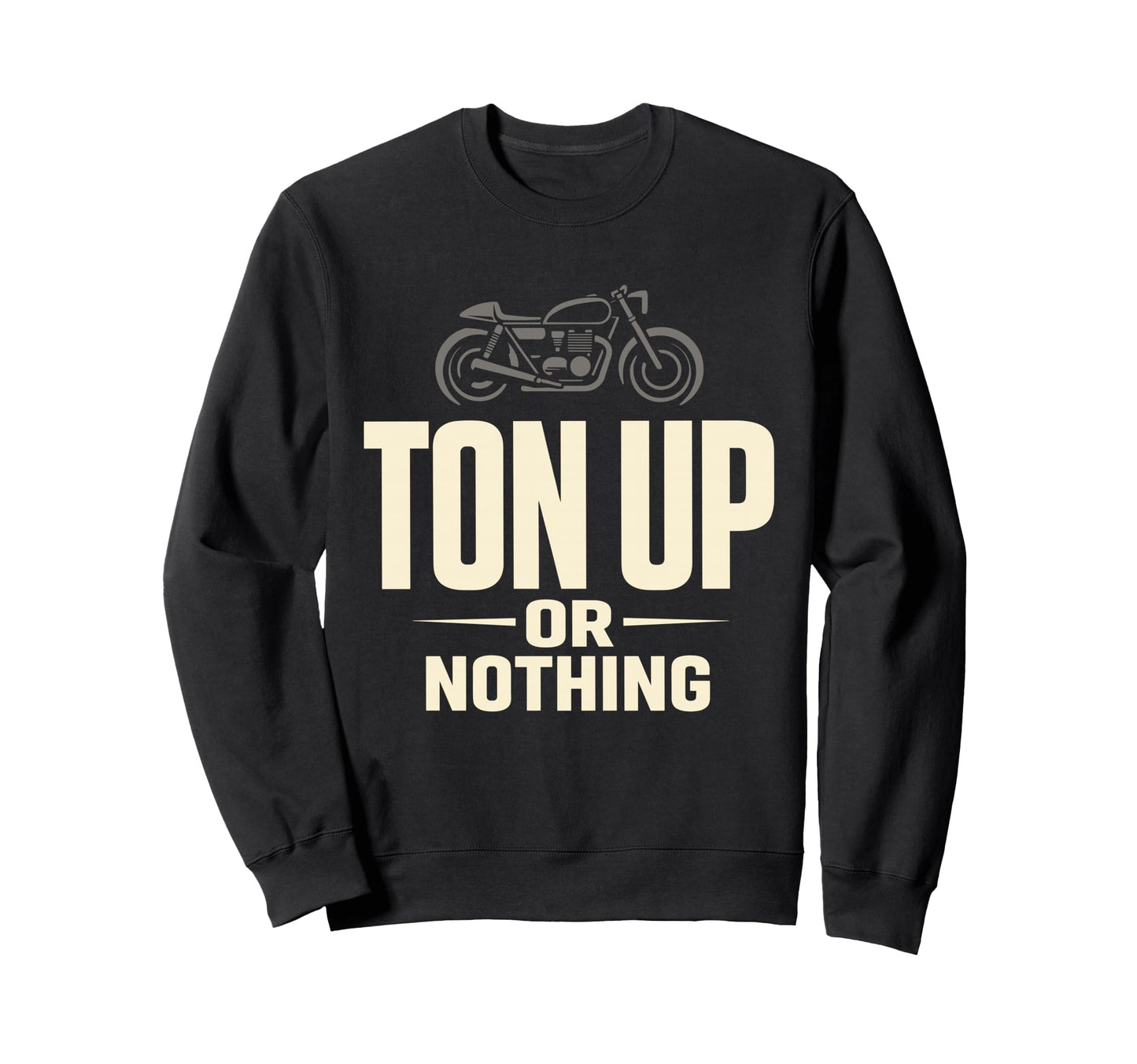 Cafe Racer Motorcycle Cafe Racer Sweatshirt - Graphic Print for Adults - T-Shirt, Sweatshirt, Hoodie