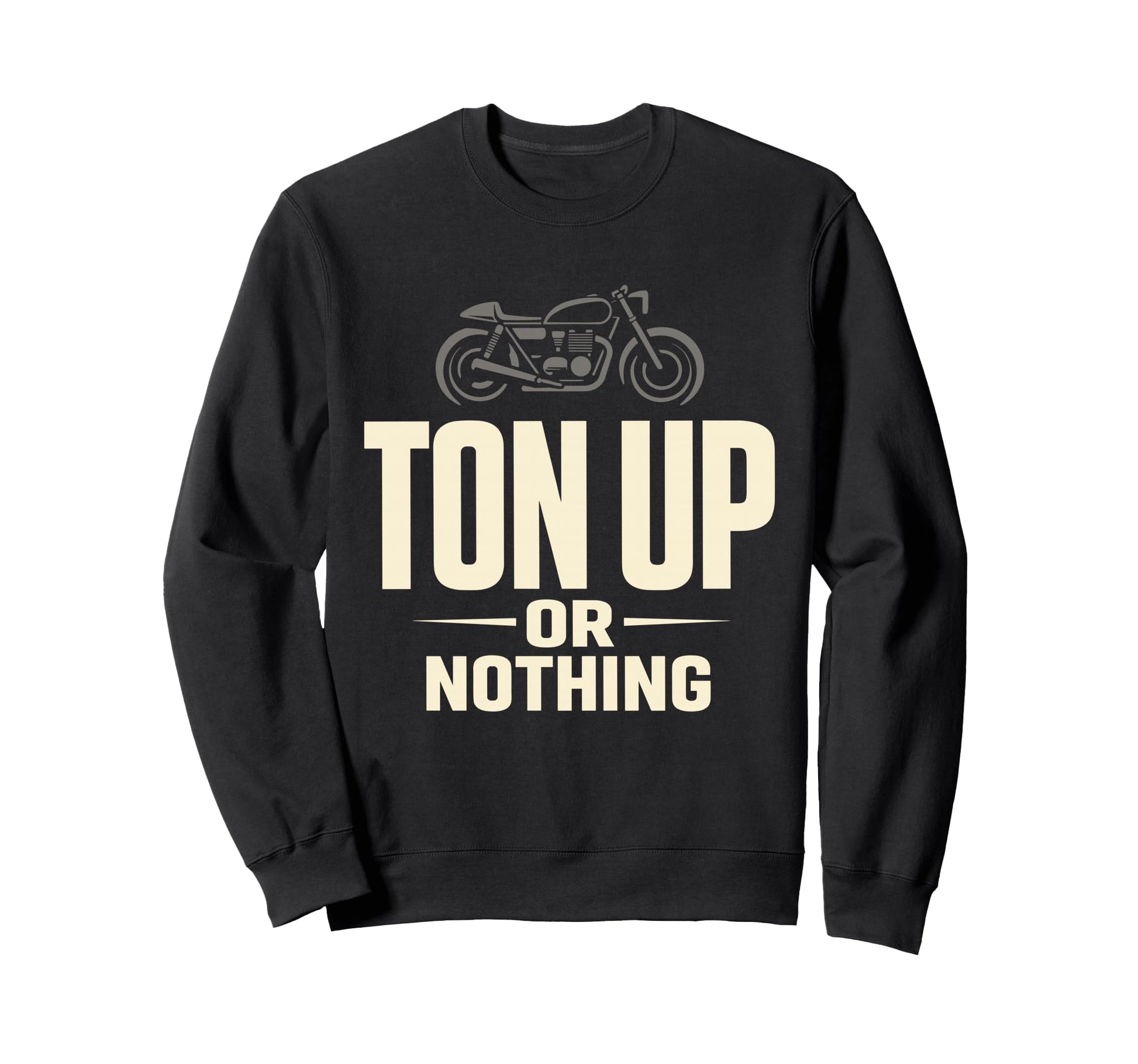 Cafe Racer Motorcycle Cafe Racer Sweatshirt - Graphic Print for Adults - T-Shirt, Sweatshirt, Hoodie