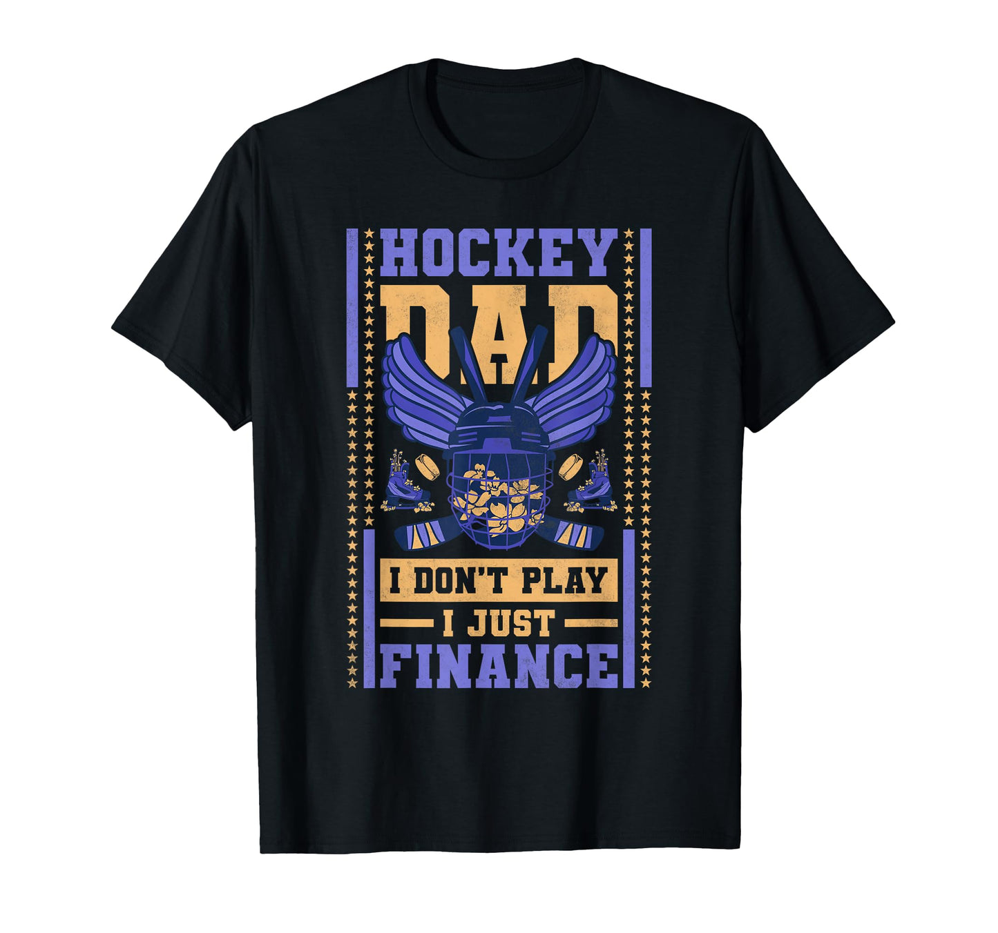Hockey Dad I Dont Play I Just Finance T-Shirt - Minimalist Print Men Women - T-Shirt, Sweatshirt, Hoodie