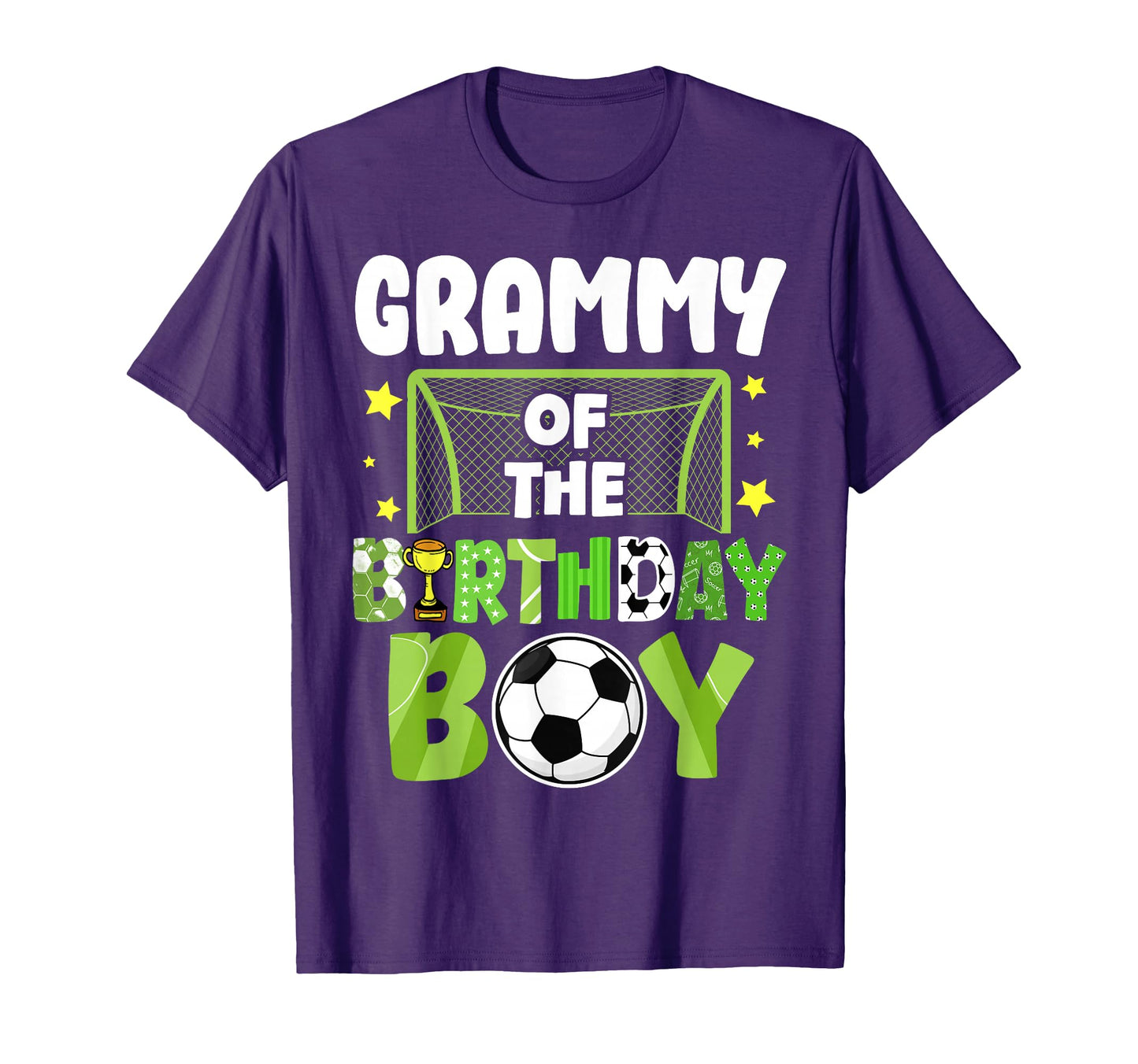 Soccer Grammy Birthday Party Soccer T-Shirt - Unique Graphic for Adults - T-Shirt, Sweatshirt, Hoodie