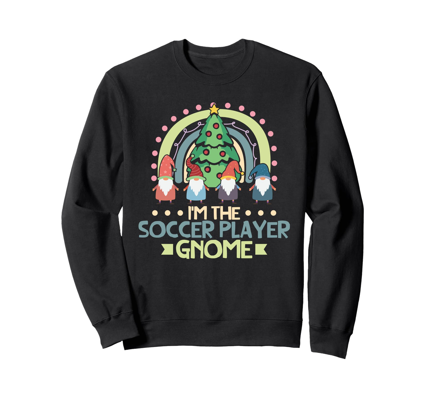 Im Soccer Player Gnome Family Matching Sweatshirt - Trendy Graphic Unisex - T-Shirt, Sweatshirt, Hoodie